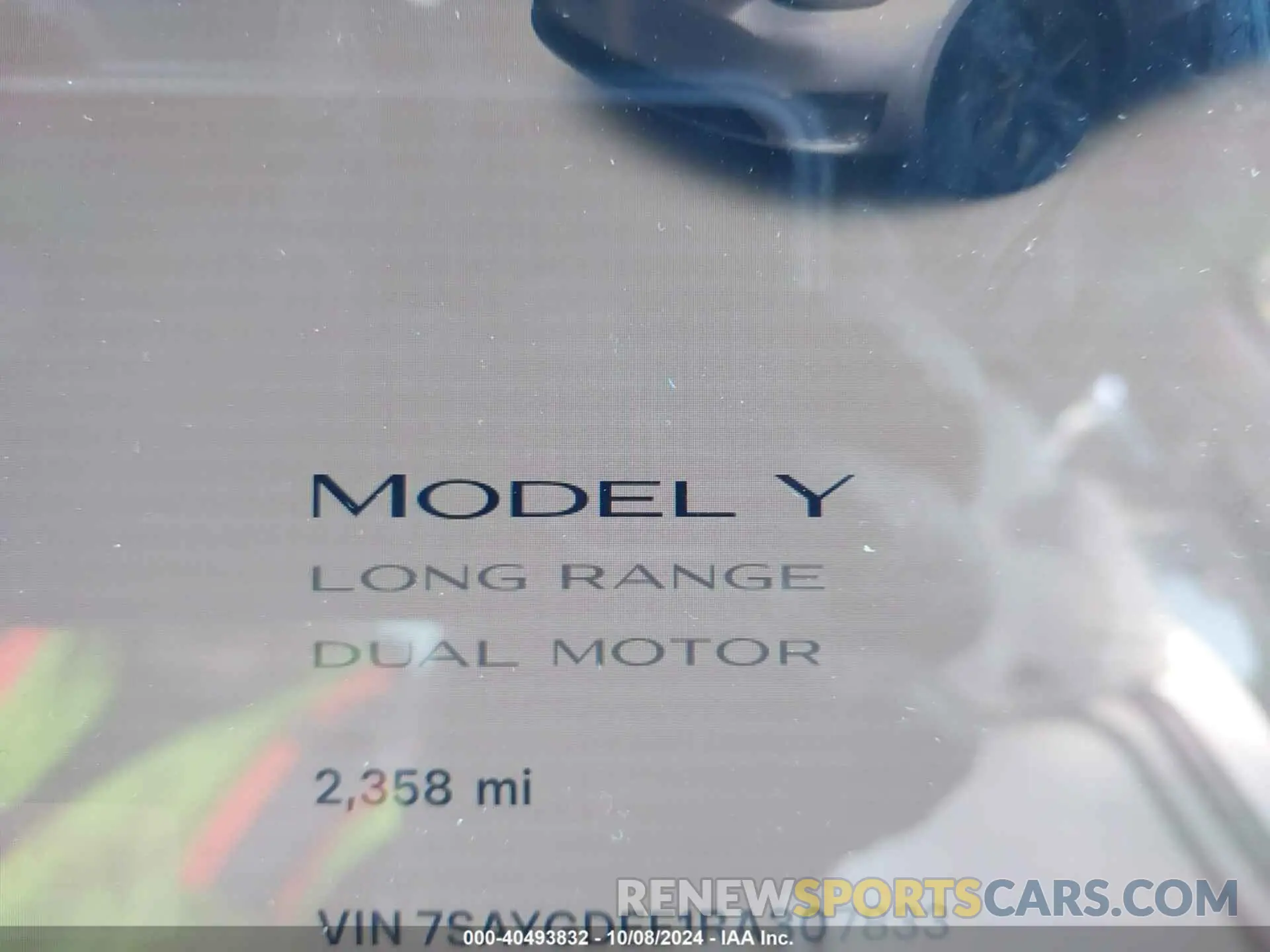 16 Photograph of a damaged car 7SAYGDEE1RA307833 TESLA MODEL Y 2024