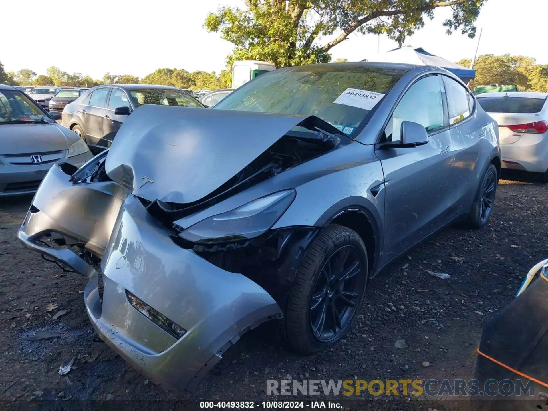 6 Photograph of a damaged car 7SAYGDEE1RA307833 TESLA MODEL Y 2024