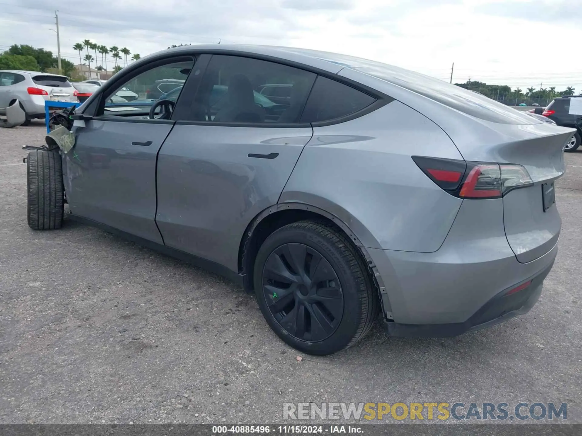 3 Photograph of a damaged car 7SAYGDEE1RA309162 TESLA MODEL Y 2024
