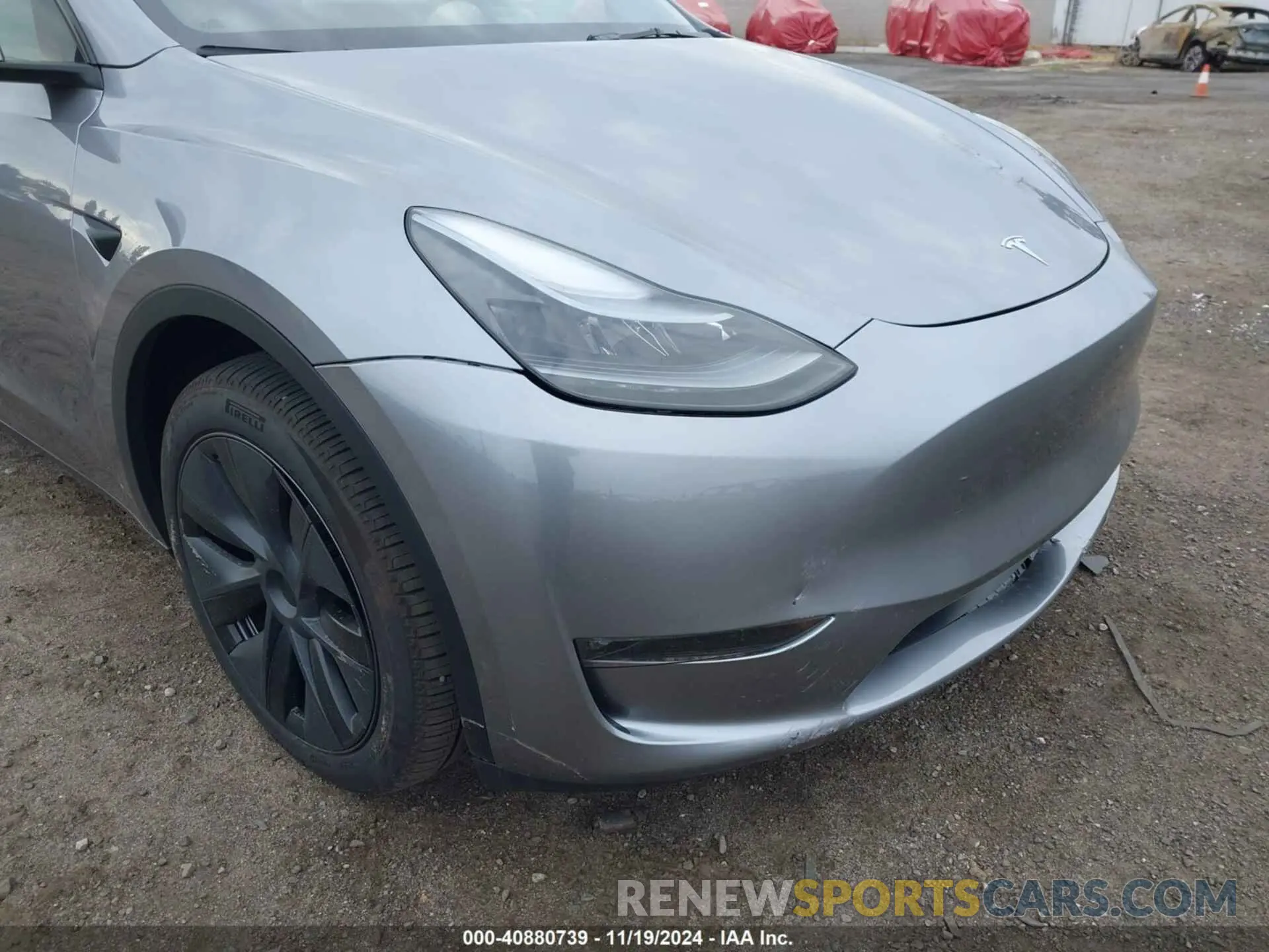 22 Photograph of a damaged car 7SAYGDEE1RA312143 TESLA MODEL Y 2024