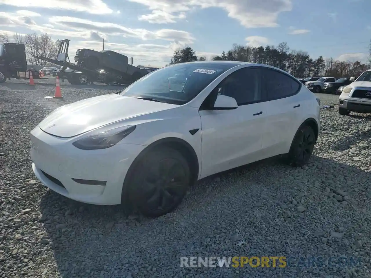 1 Photograph of a damaged car 7SAYGDEE1RA332330 TESLA MODEL Y 2024