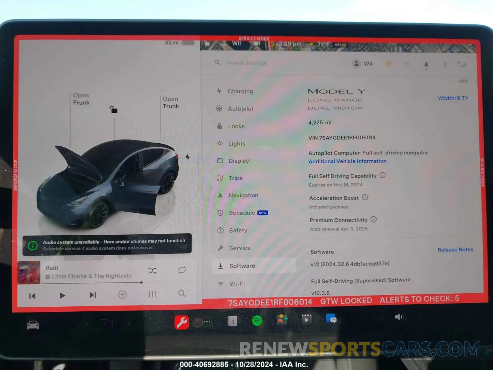 19 Photograph of a damaged car 7SAYGDEE1RF006014 TESLA MODEL Y 2024