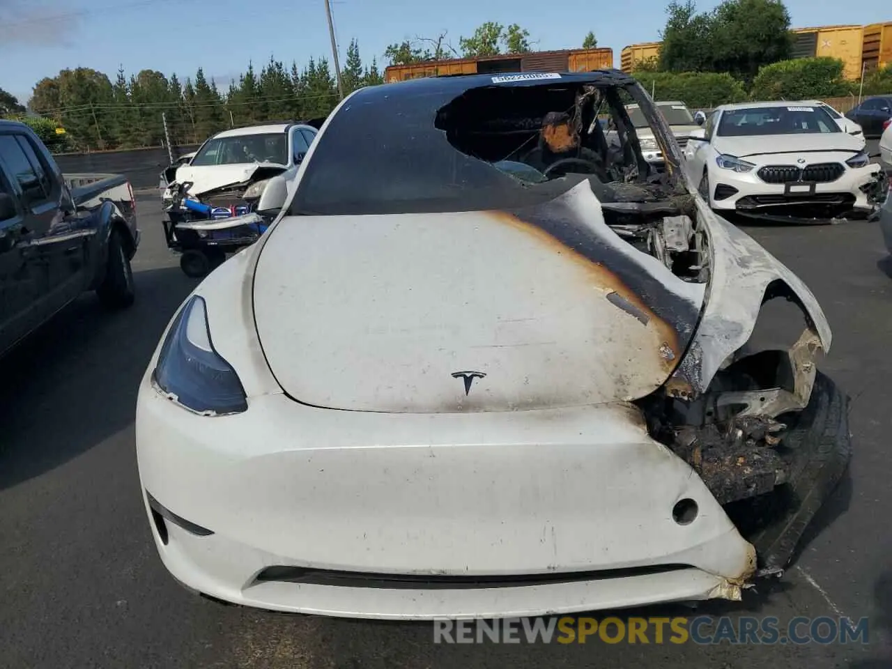 5 Photograph of a damaged car 7SAYGDEE1RF025842 TESLA MODEL Y 2024