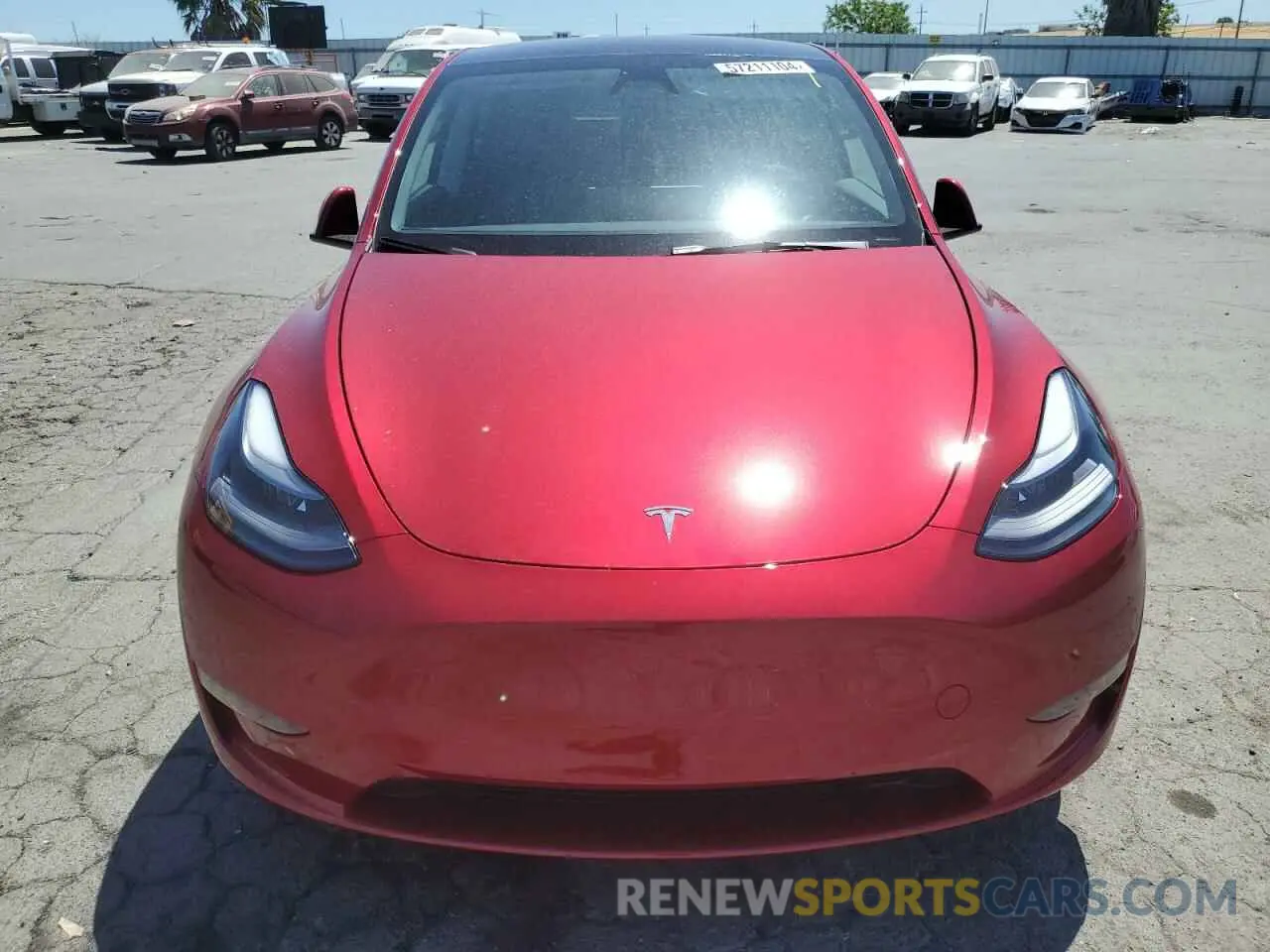 5 Photograph of a damaged car 7SAYGDEE1RF031902 TESLA MODEL Y 2024