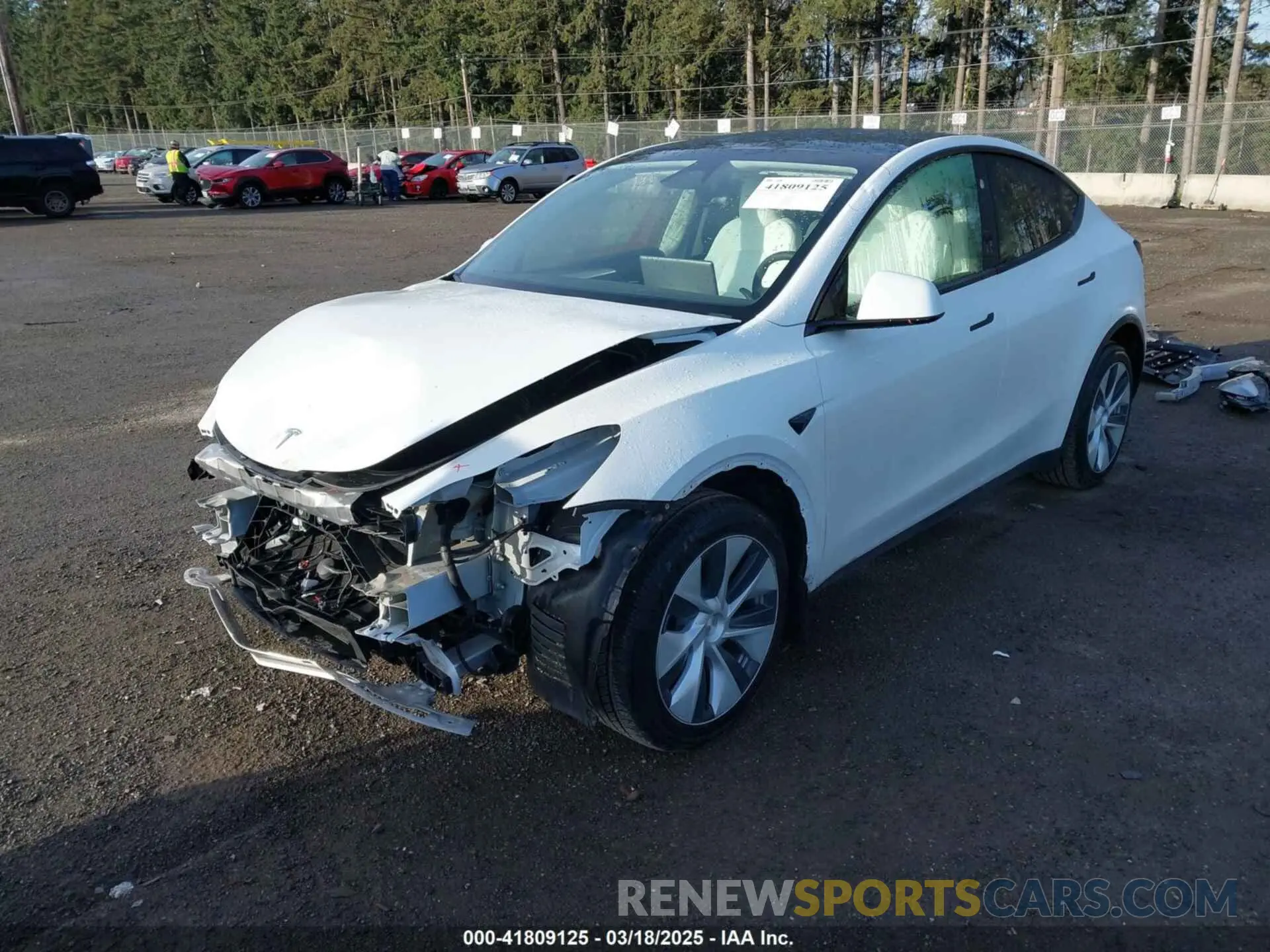 2 Photograph of a damaged car 7SAYGDEE1RF056816 TESLA MODEL Y 2024