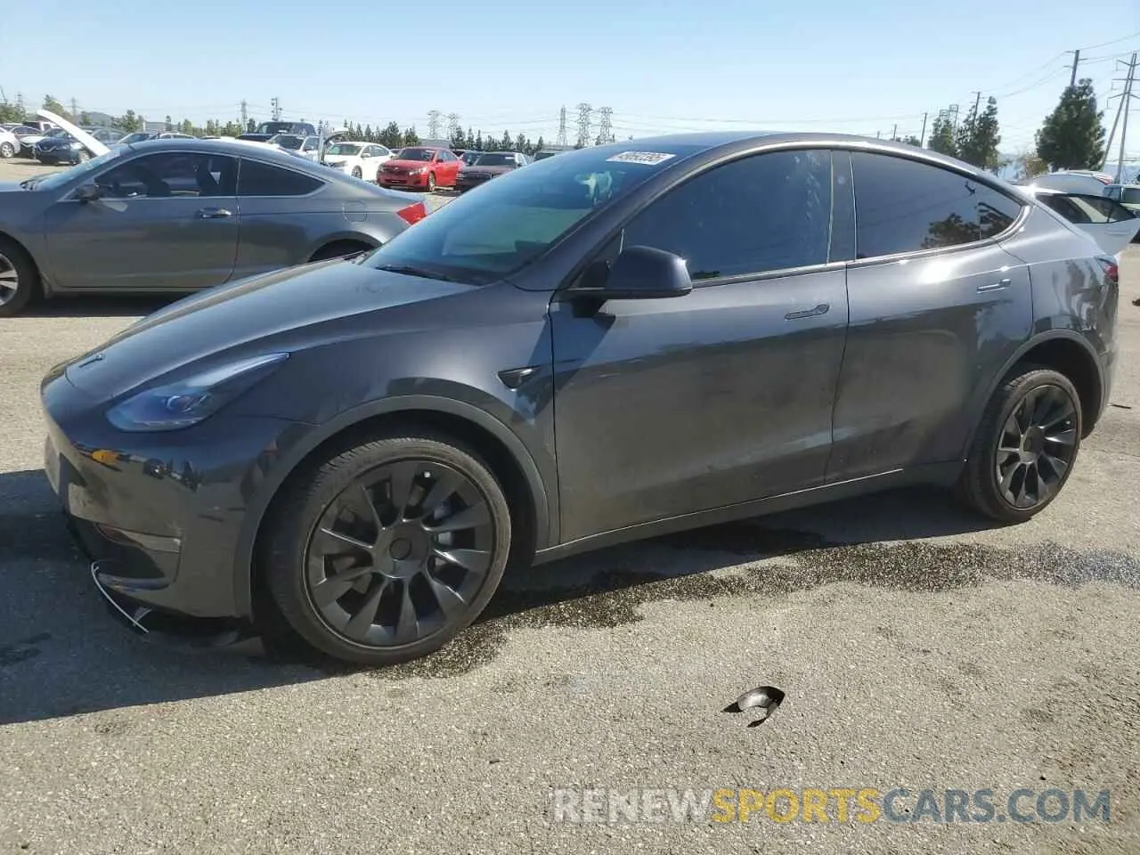 1 Photograph of a damaged car 7SAYGDEE1RF070313 TESLA MODEL Y 2024