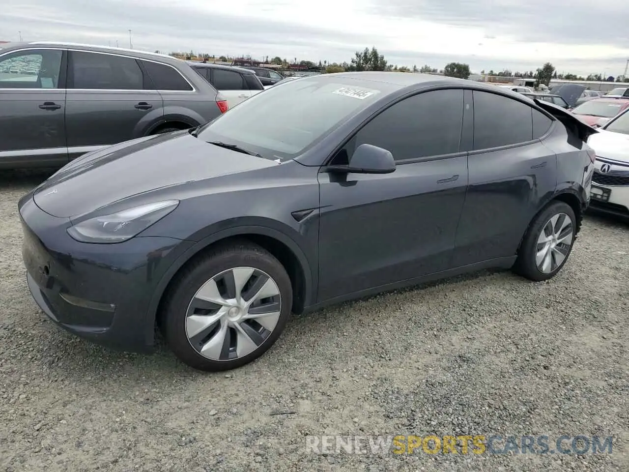 1 Photograph of a damaged car 7SAYGDEE1RF073566 TESLA MODEL Y 2024
