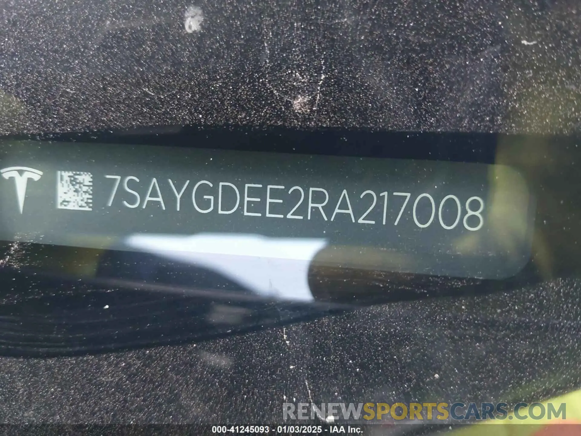 9 Photograph of a damaged car 7SAYGDEE2RA217008 TESLA MODEL Y 2024