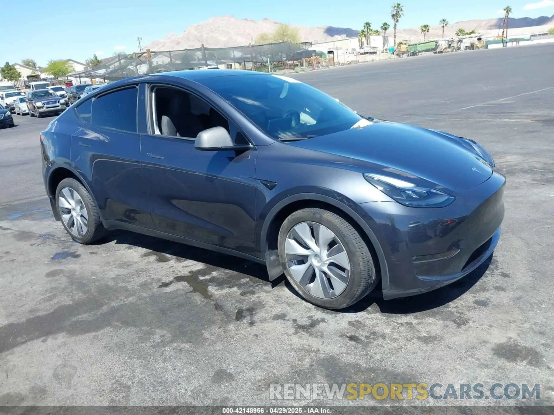 1 Photograph of a damaged car 7SAYGDEE2RA233855 TESLA MODEL Y 2024
