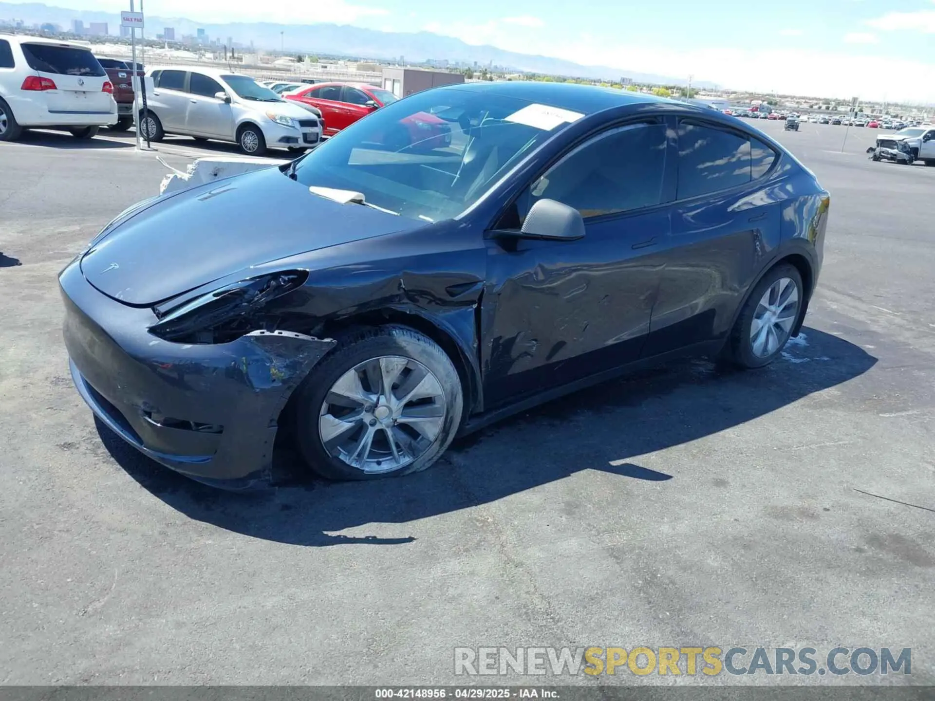 2 Photograph of a damaged car 7SAYGDEE2RA233855 TESLA MODEL Y 2024