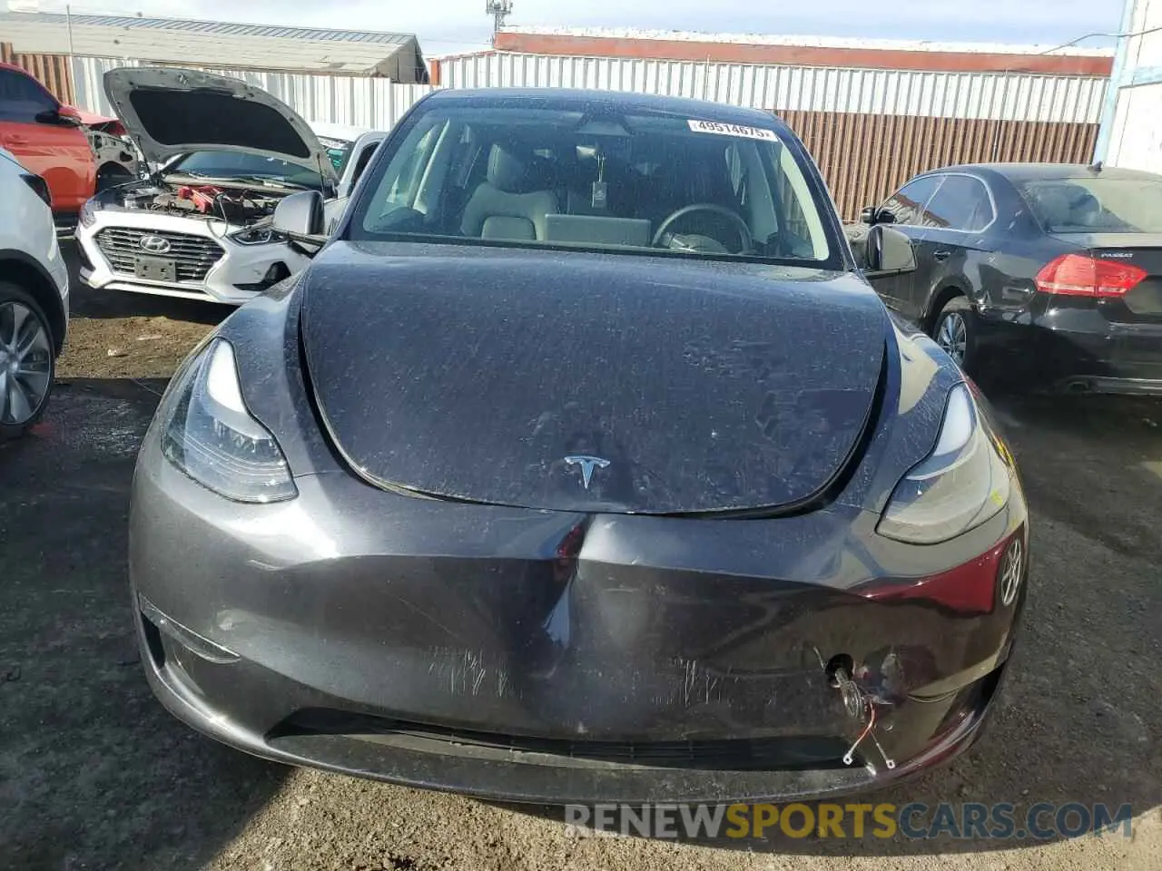 5 Photograph of a damaged car 7SAYGDEE2RA252101 TESLA MODEL Y 2024
