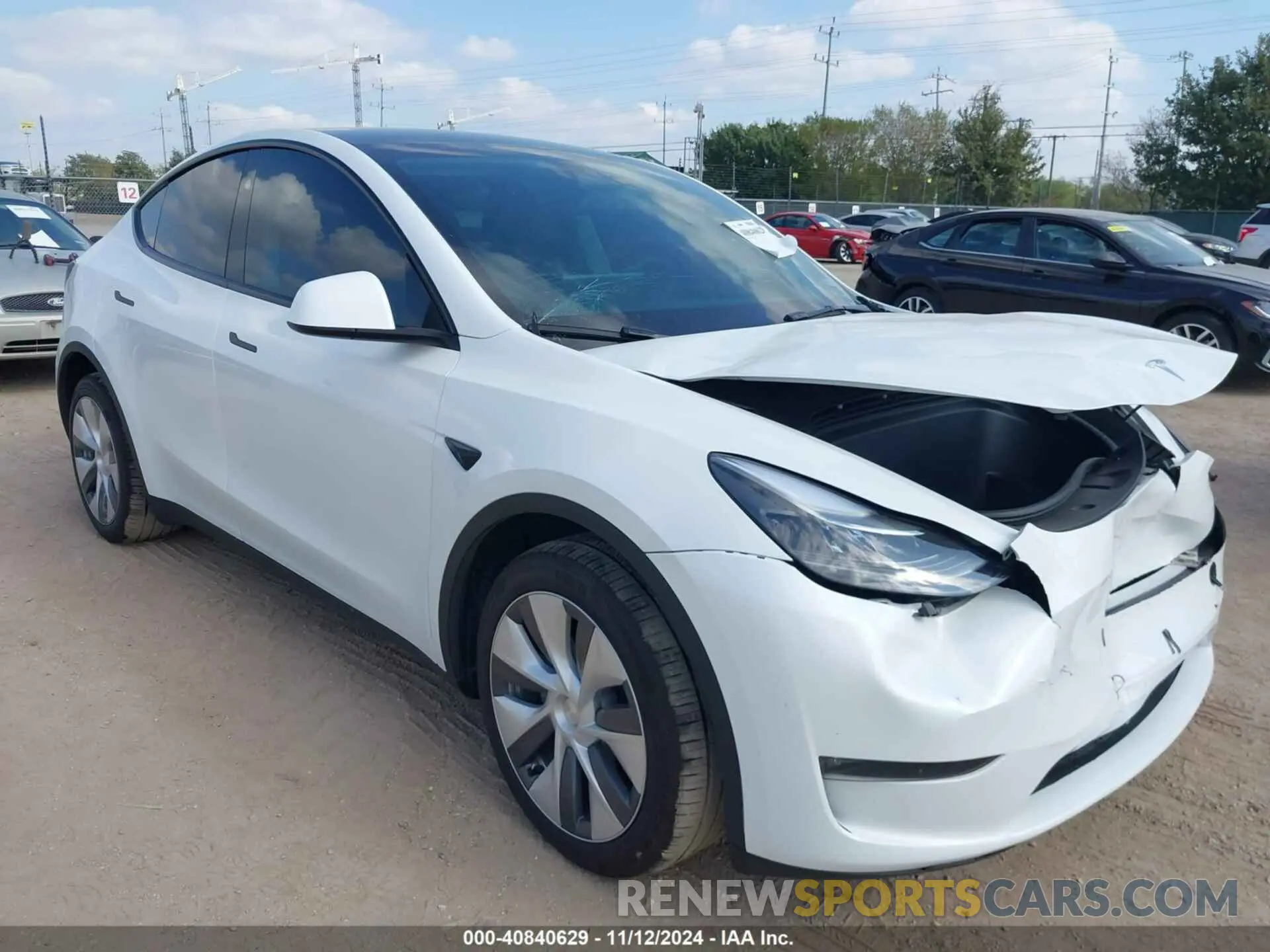 1 Photograph of a damaged car 7SAYGDEE2RA255743 TESLA MODEL Y 2024