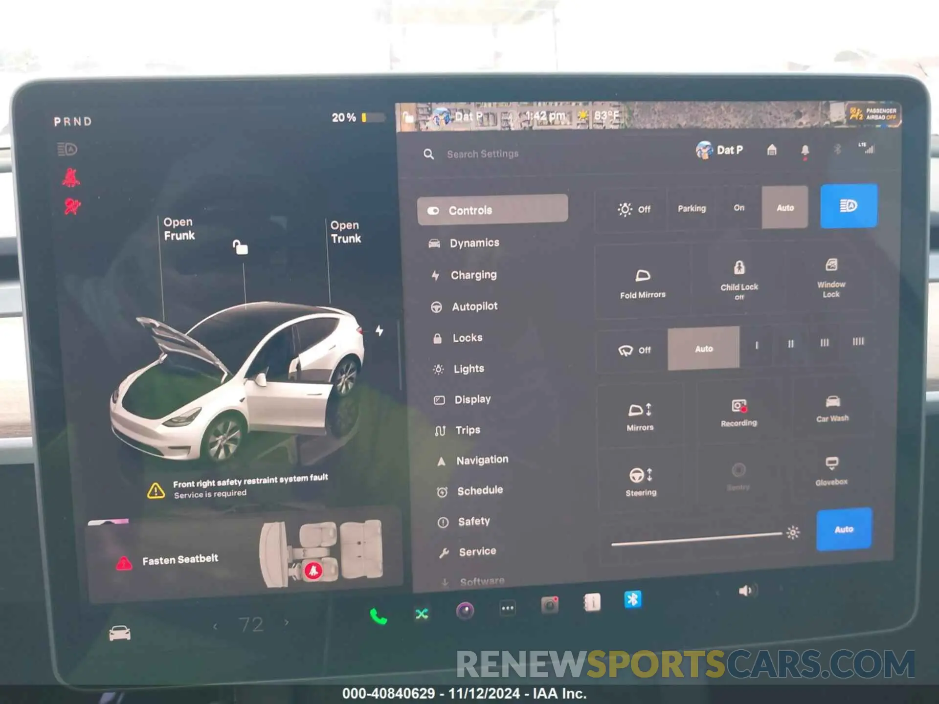 18 Photograph of a damaged car 7SAYGDEE2RA255743 TESLA MODEL Y 2024