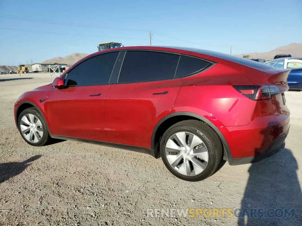 2 Photograph of a damaged car 7SAYGDEE2RA256729 TESLA MODEL Y 2024