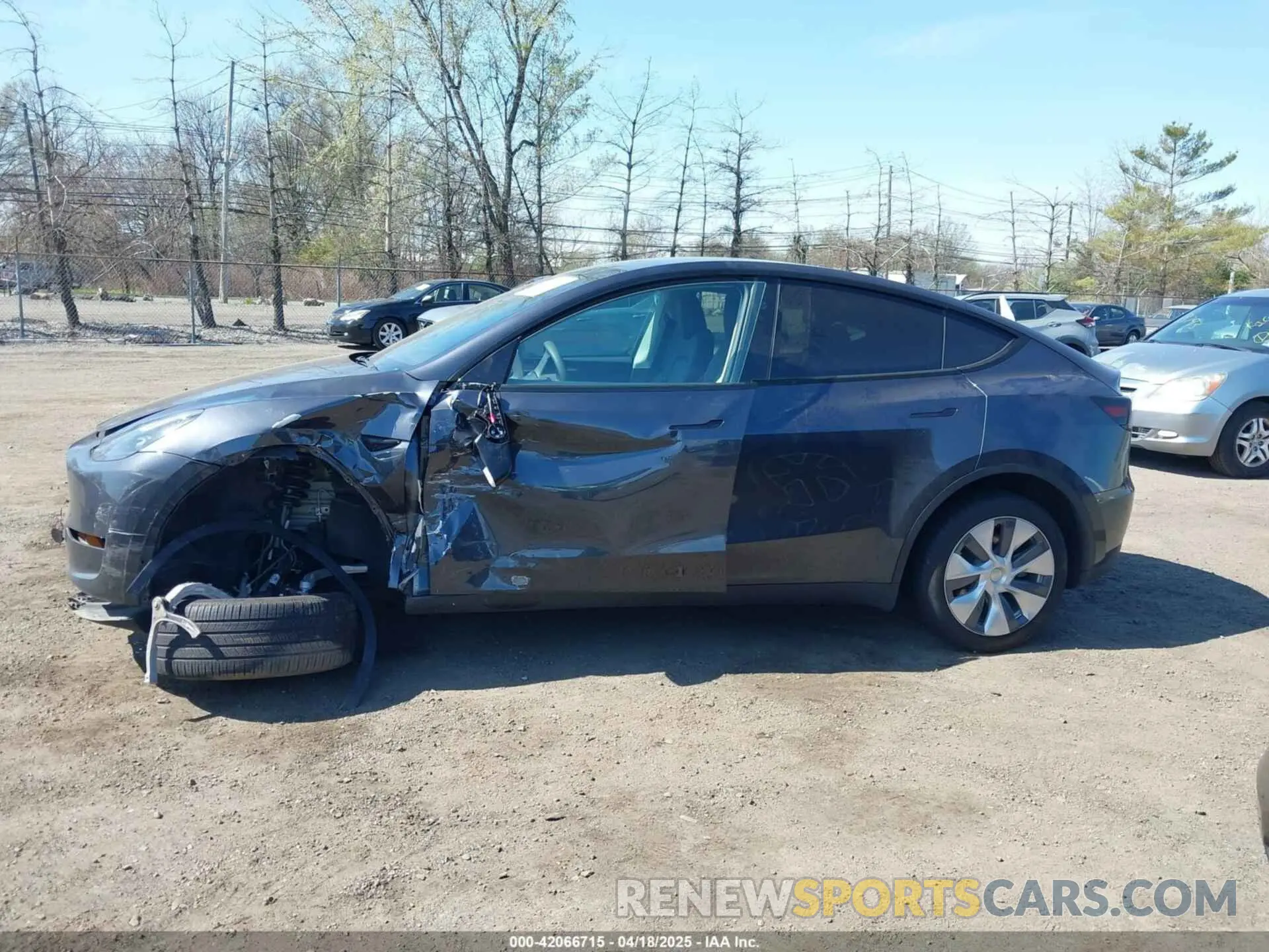 14 Photograph of a damaged car 7SAYGDEE2RA281016 TESLA MODEL Y 2024