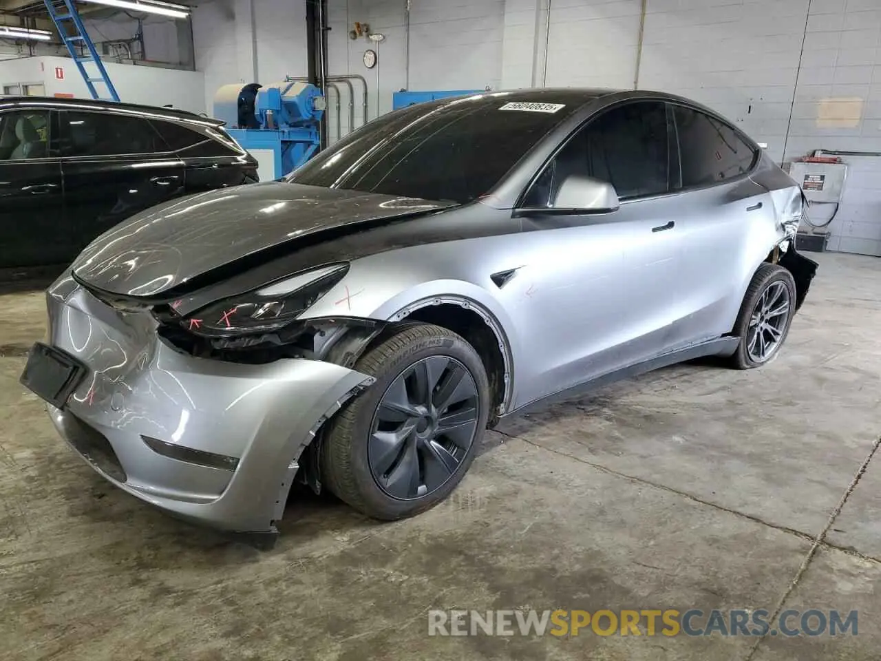 1 Photograph of a damaged car 7SAYGDEE2RA299824 TESLA MODEL Y 2024