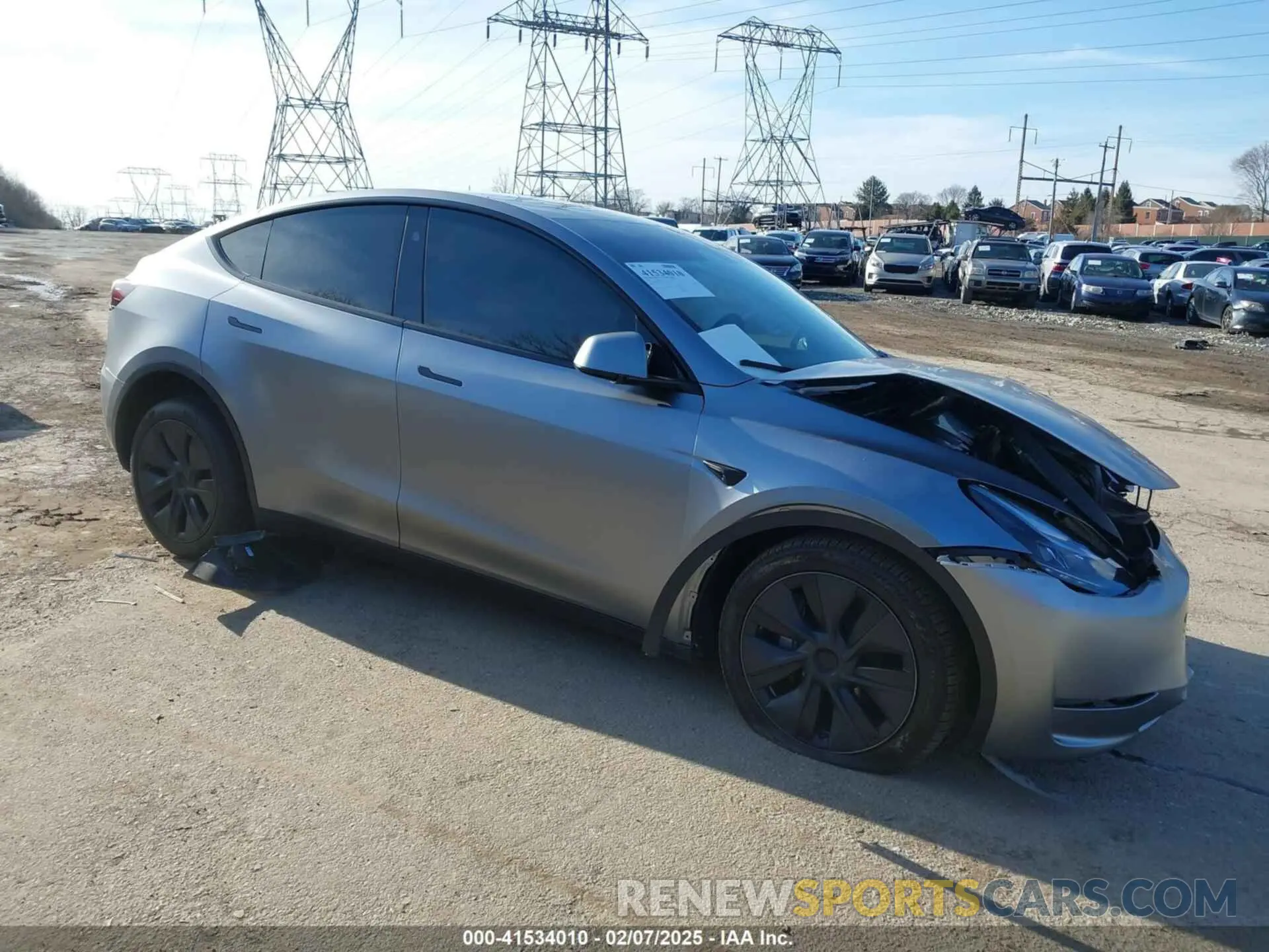1 Photograph of a damaged car 7SAYGDEE2RA311261 TESLA MODEL Y 2024