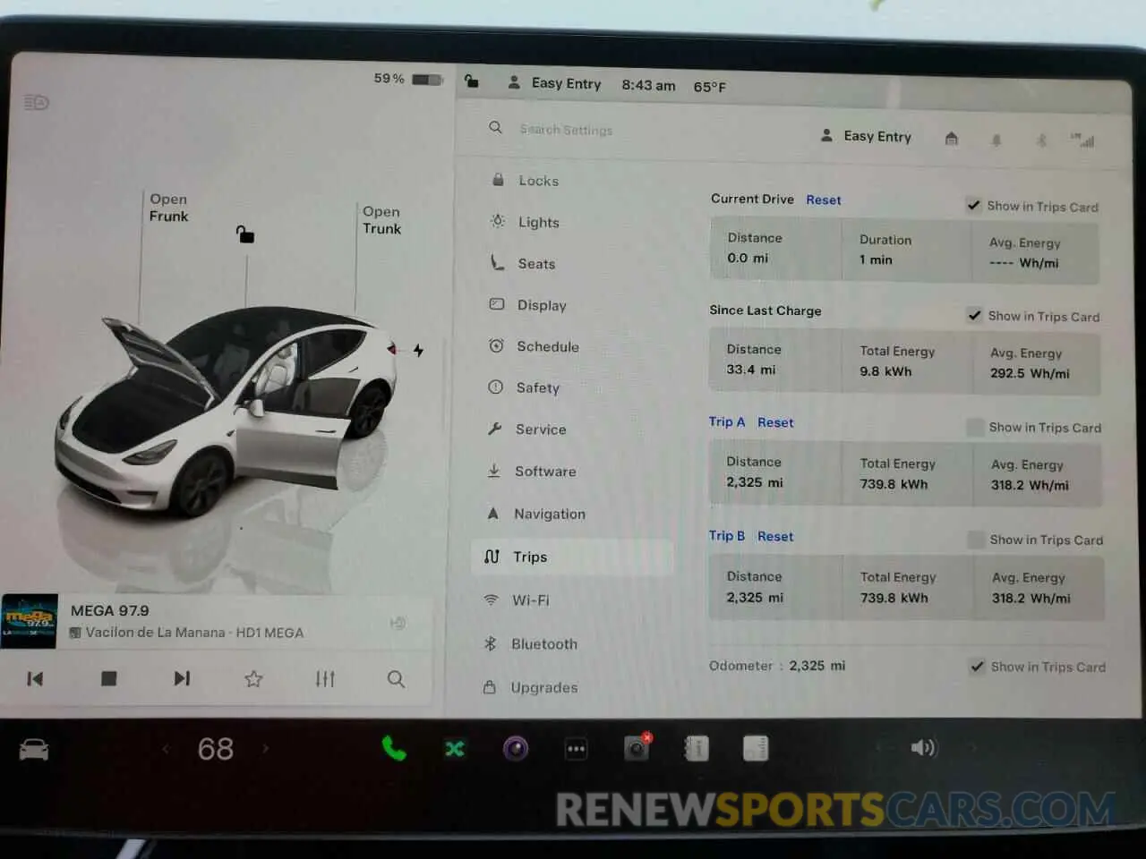 9 Photograph of a damaged car 7SAYGDEE2RA329081 TESLA MODEL Y 2024