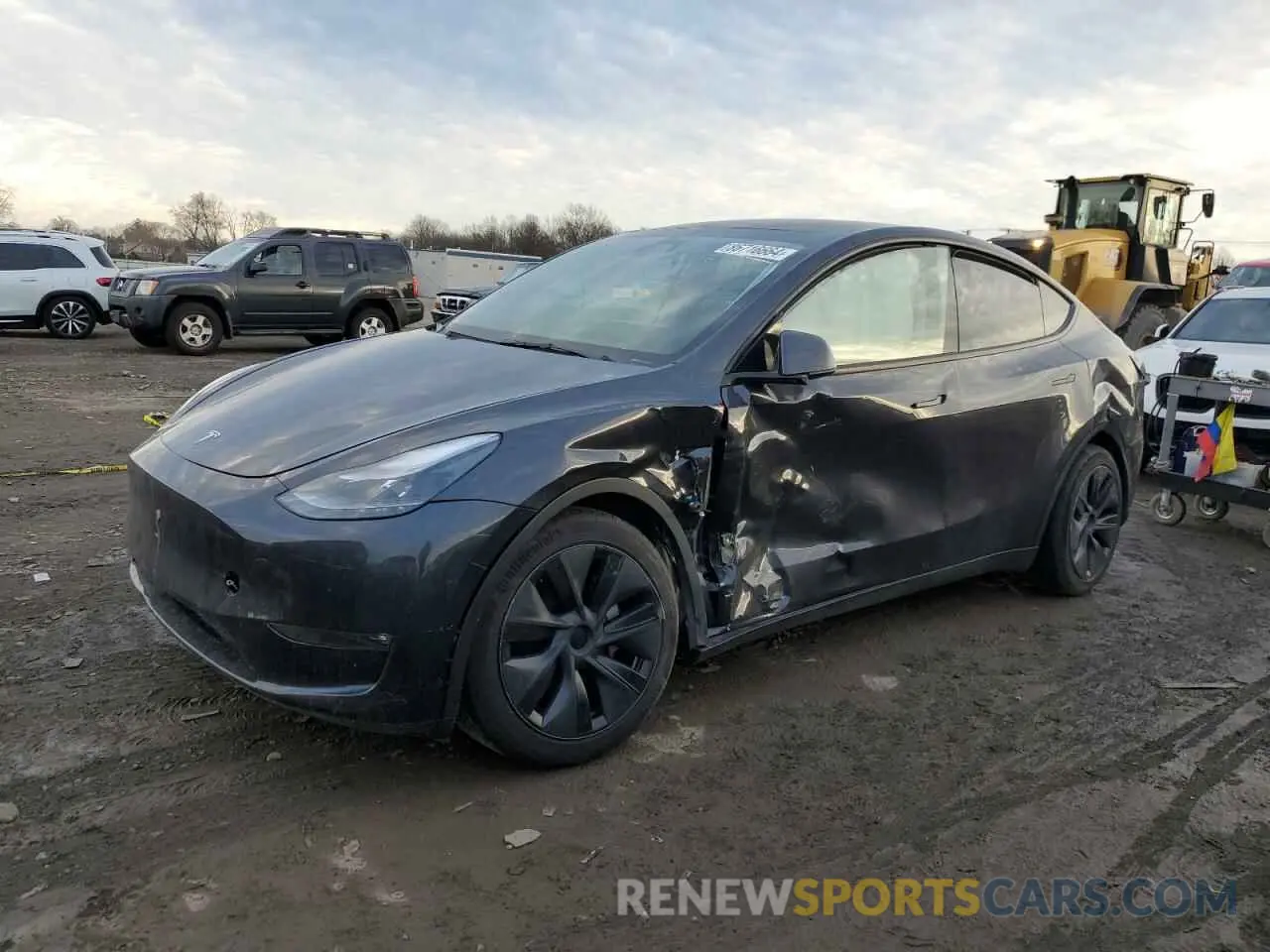 1 Photograph of a damaged car 7SAYGDEE2RF199662 TESLA MODEL Y 2024