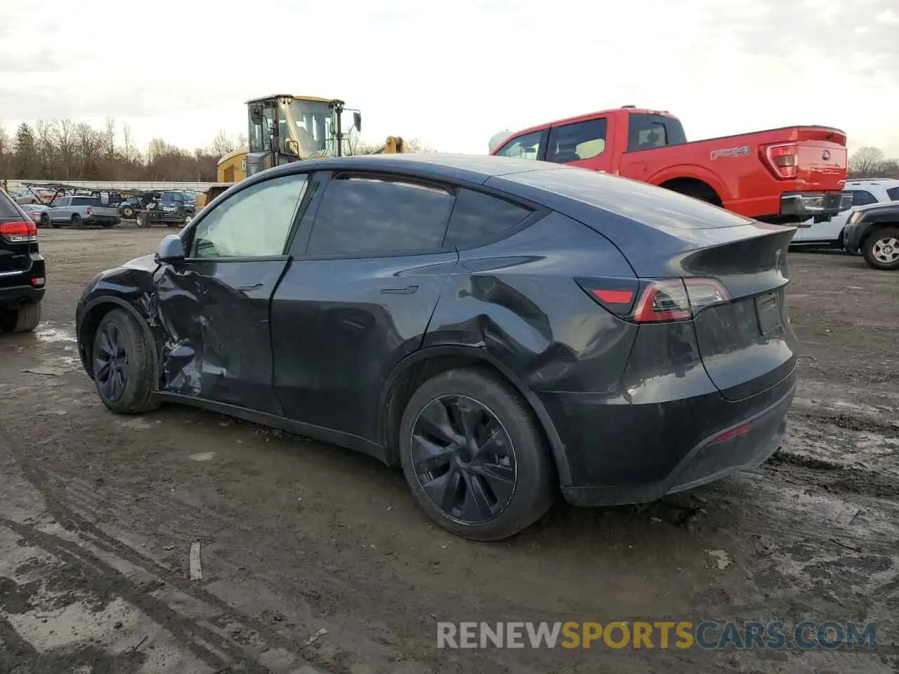 2 Photograph of a damaged car 7SAYGDEE2RF199662 TESLA MODEL Y 2024