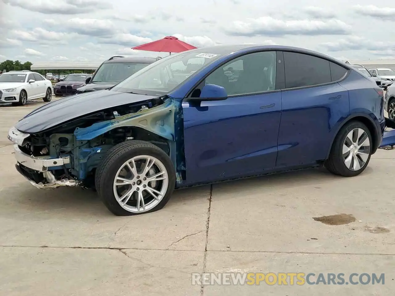 1 Photograph of a damaged car 7SAYGDEE2RF986014 TESLA MODEL Y 2024