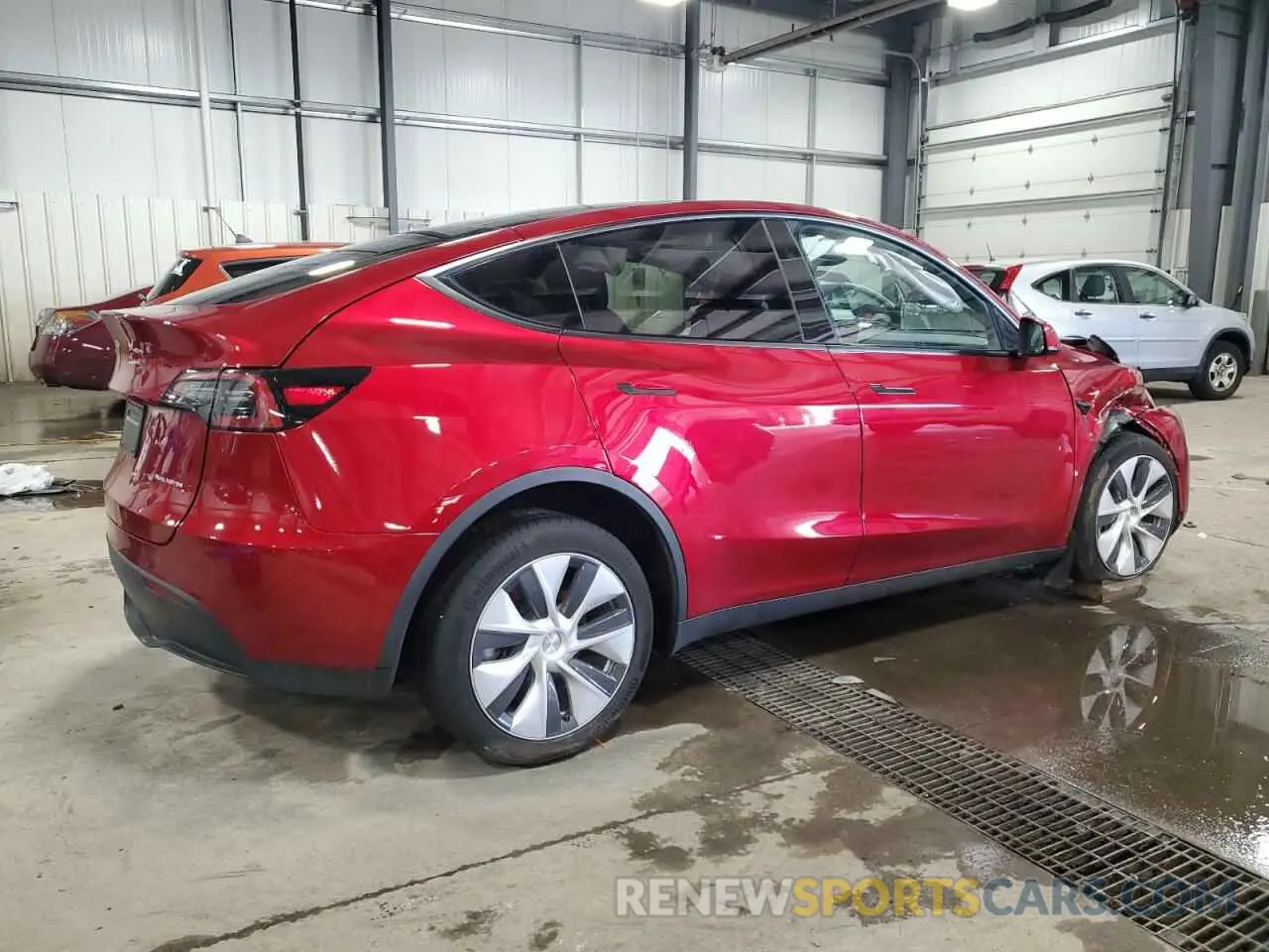 3 Photograph of a damaged car 7SAYGDEE2RF993786 TESLA MODEL Y 2024