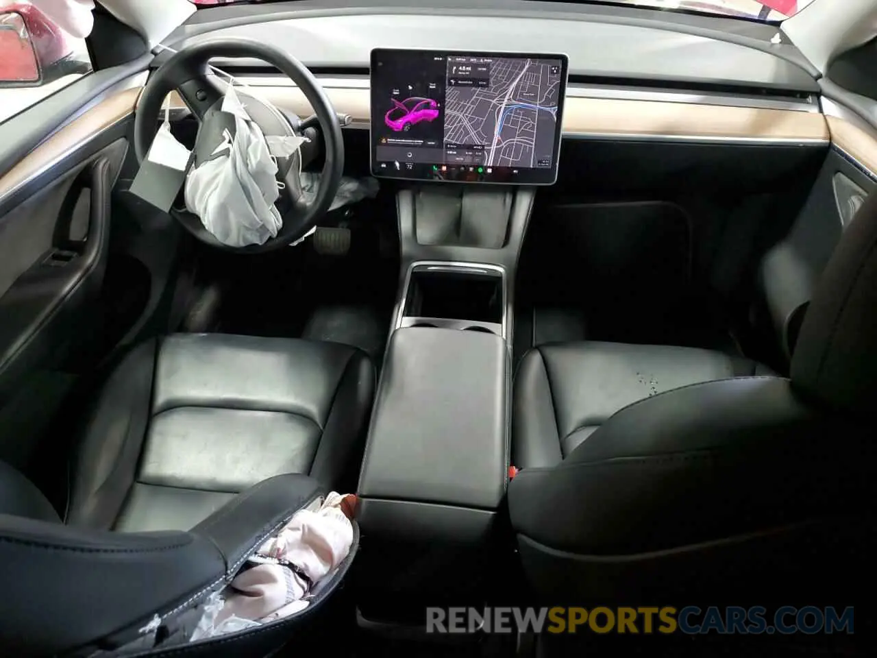 8 Photograph of a damaged car 7SAYGDEE2RF993786 TESLA MODEL Y 2024