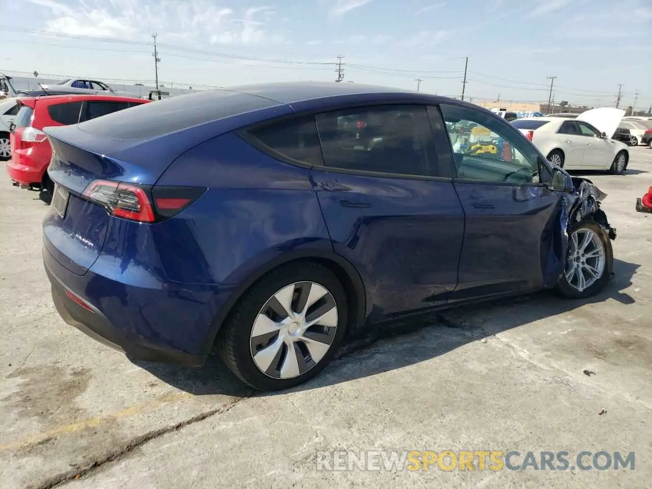 3 Photograph of a damaged car 7SAYGDEE3RA214702 TESLA MODEL Y 2024