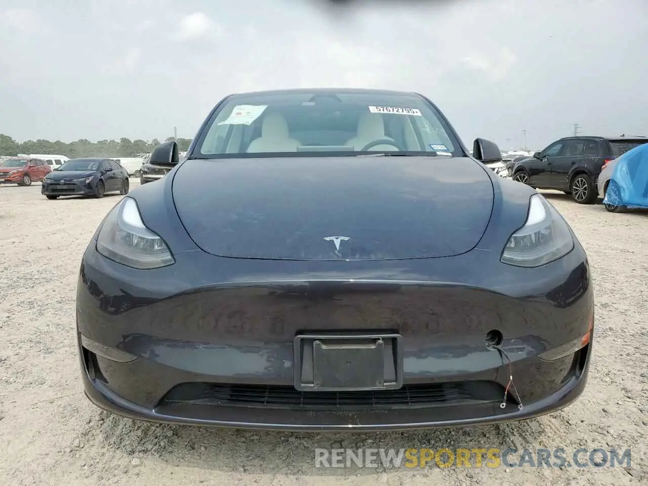 5 Photograph of a damaged car 7SAYGDEE3RA221844 TESLA MODEL Y 2024