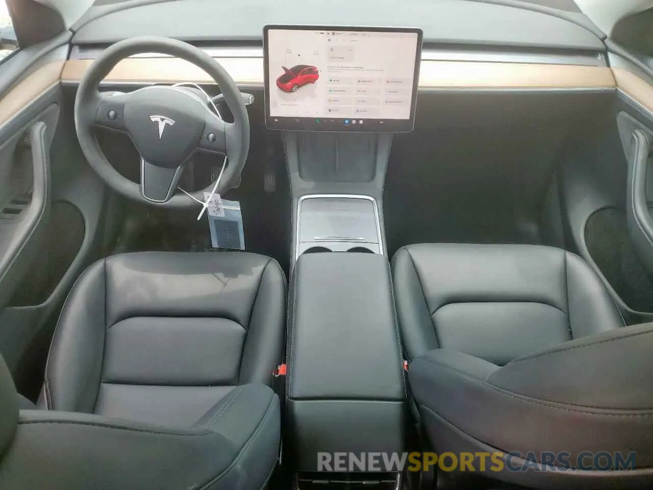 8 Photograph of a damaged car 7SAYGDEE3RA224498 TESLA MODEL Y 2024