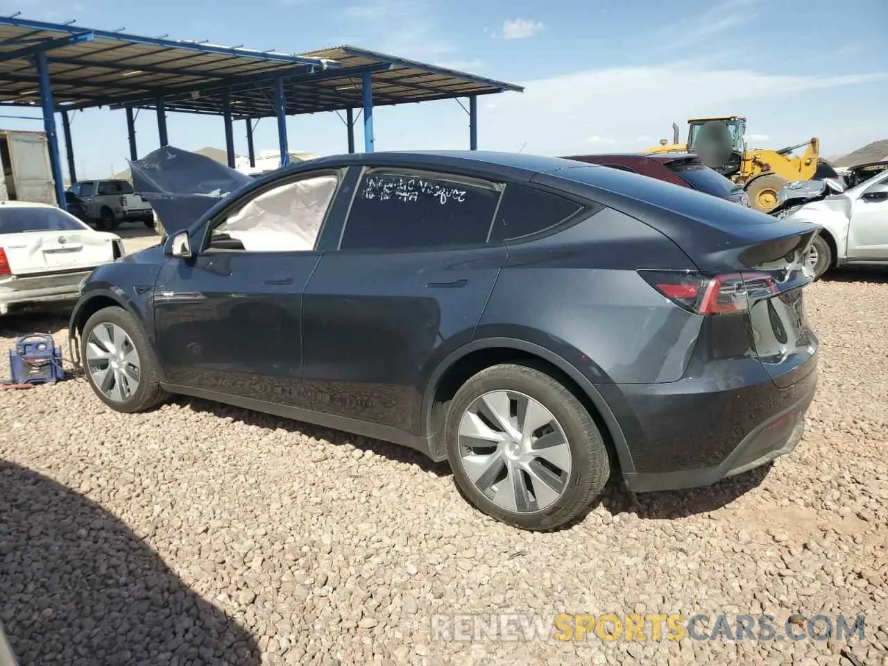 2 Photograph of a damaged car 7SAYGDEE3RA225795 TESLA MODEL Y 2024