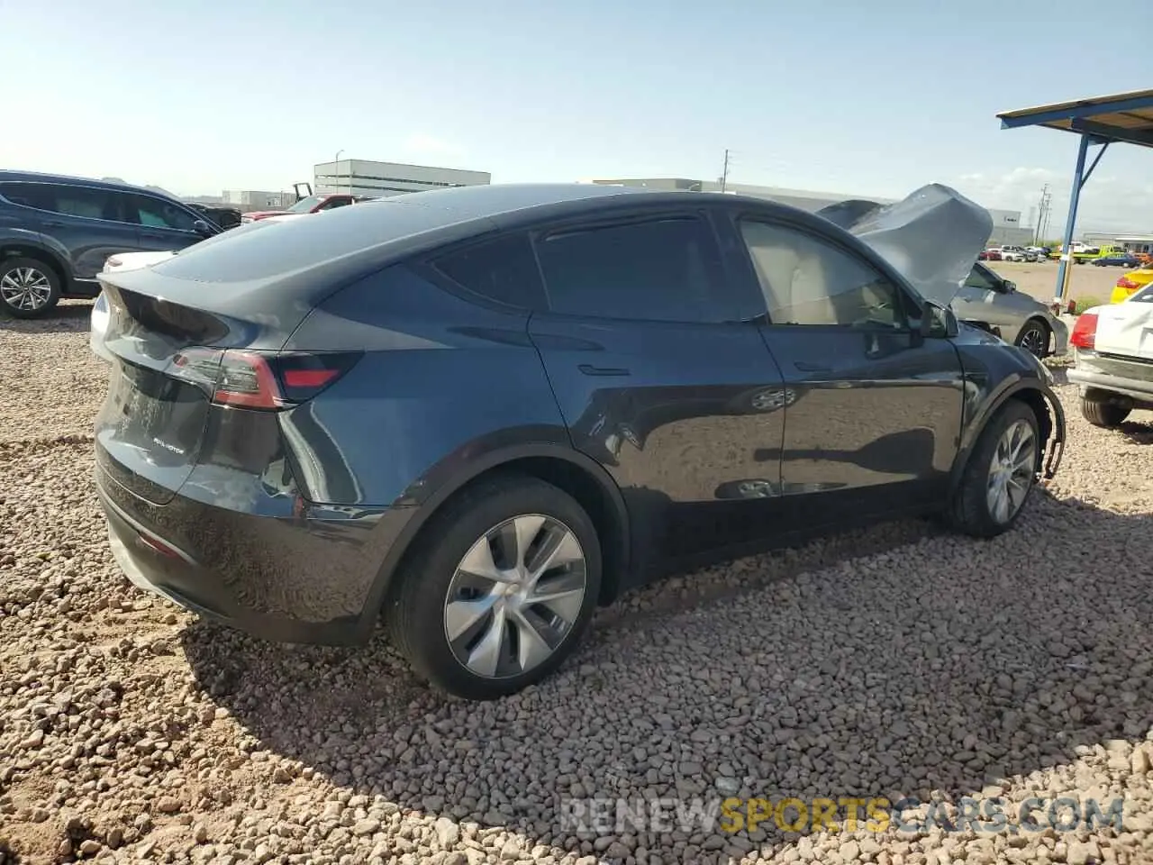 3 Photograph of a damaged car 7SAYGDEE3RA225795 TESLA MODEL Y 2024