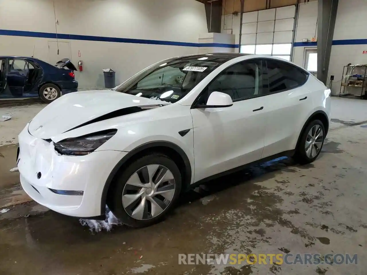 1 Photograph of a damaged car 7SAYGDEE3RA232469 TESLA MODEL Y 2024