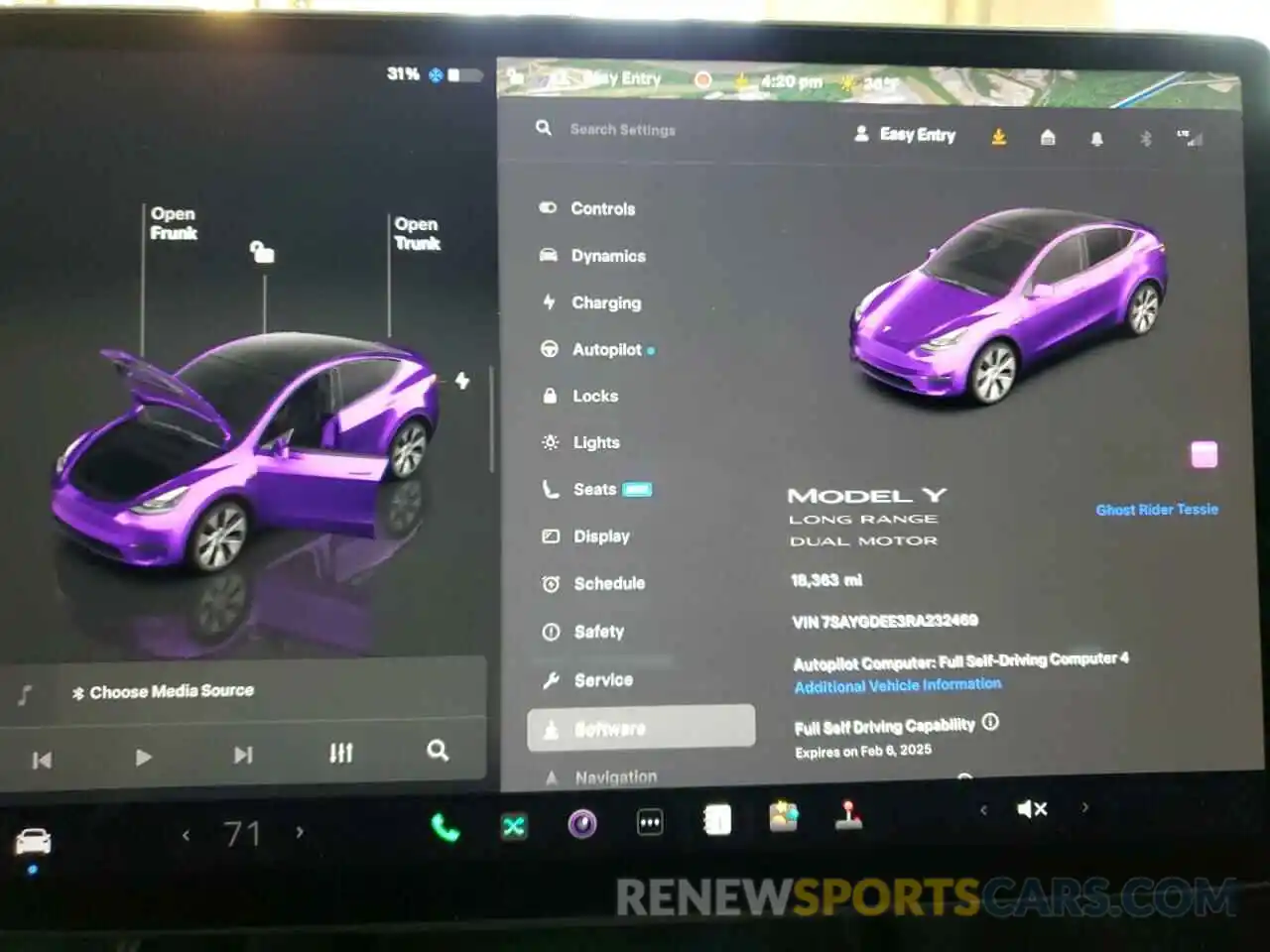 9 Photograph of a damaged car 7SAYGDEE3RA232469 TESLA MODEL Y 2024