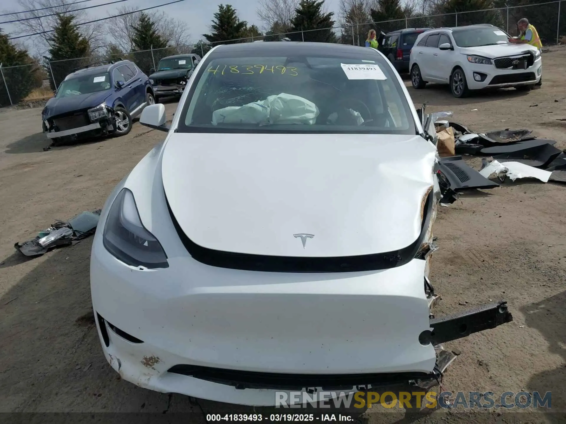 12 Photograph of a damaged car 7SAYGDEE3RA258490 TESLA MODEL Y 2024