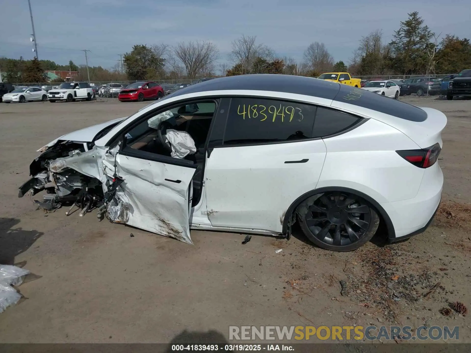 14 Photograph of a damaged car 7SAYGDEE3RA258490 TESLA MODEL Y 2024