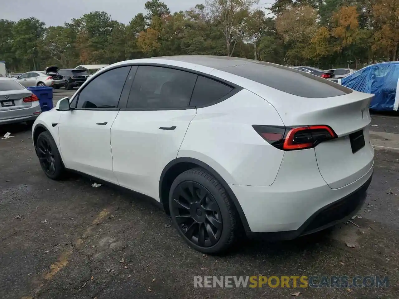 2 Photograph of a damaged car 7SAYGDEE3RA261440 TESLA MODEL Y 2024