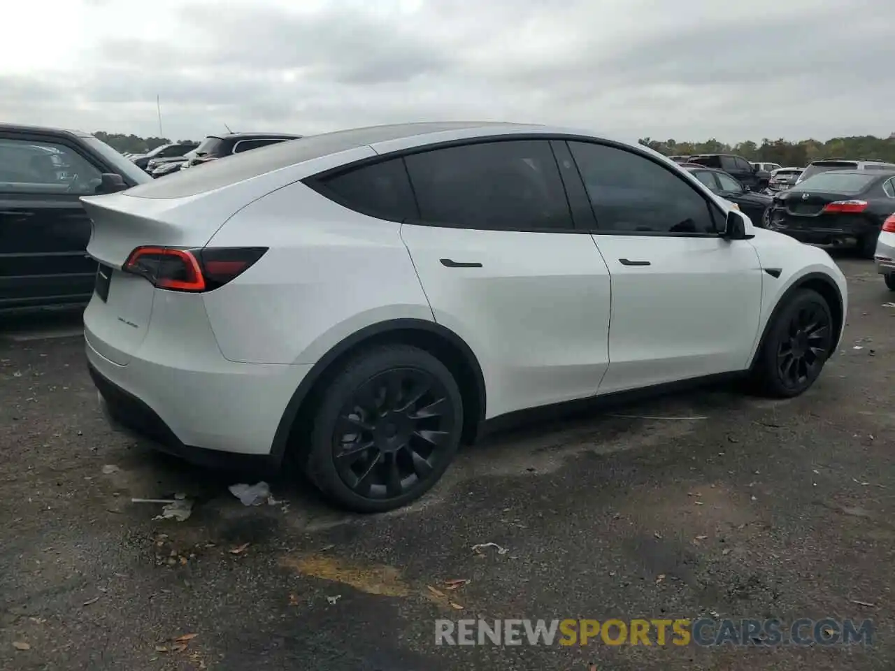 3 Photograph of a damaged car 7SAYGDEE3RA261440 TESLA MODEL Y 2024