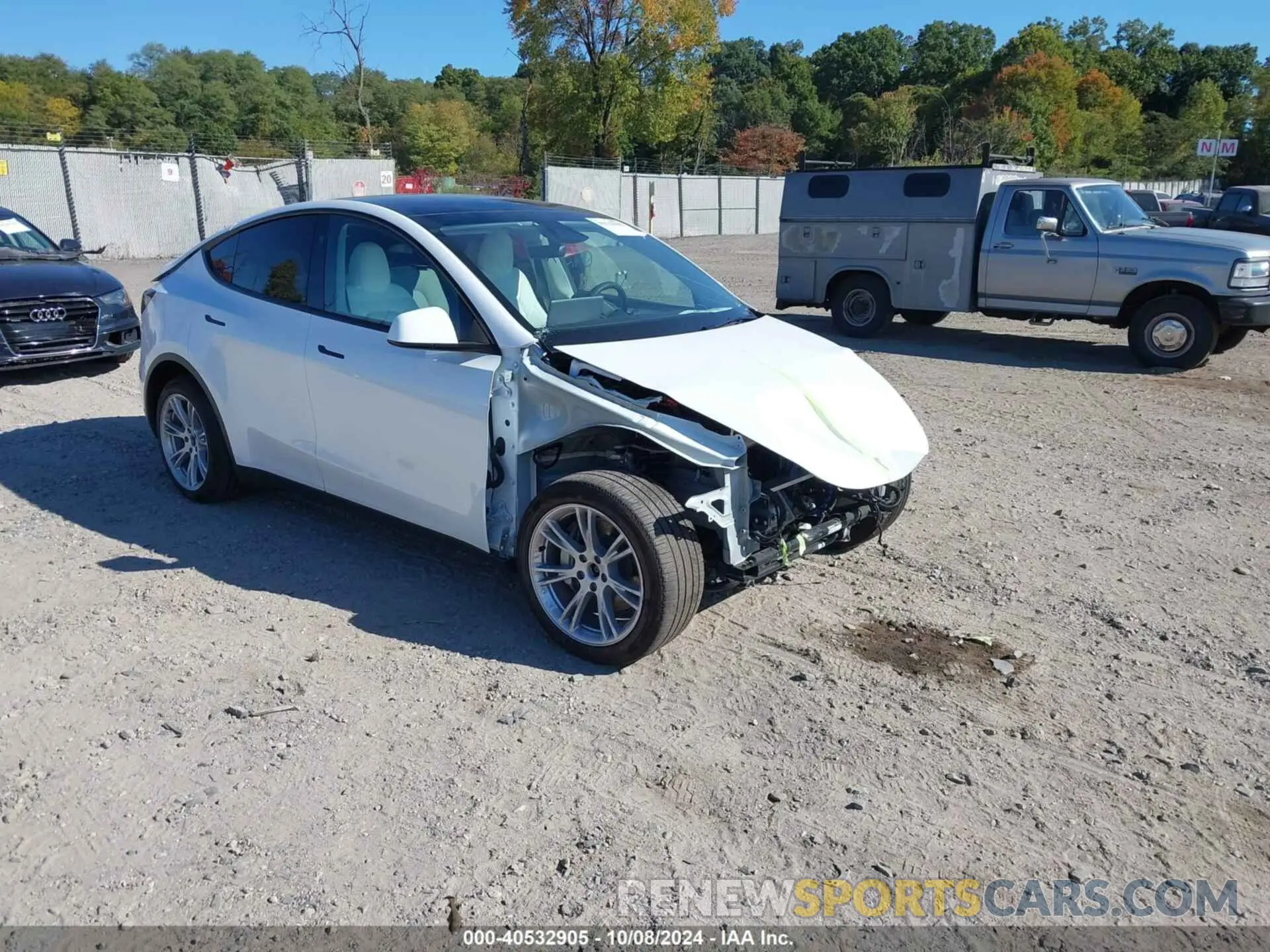 1 Photograph of a damaged car 7SAYGDEE3RA274687 TESLA MODEL Y 2024