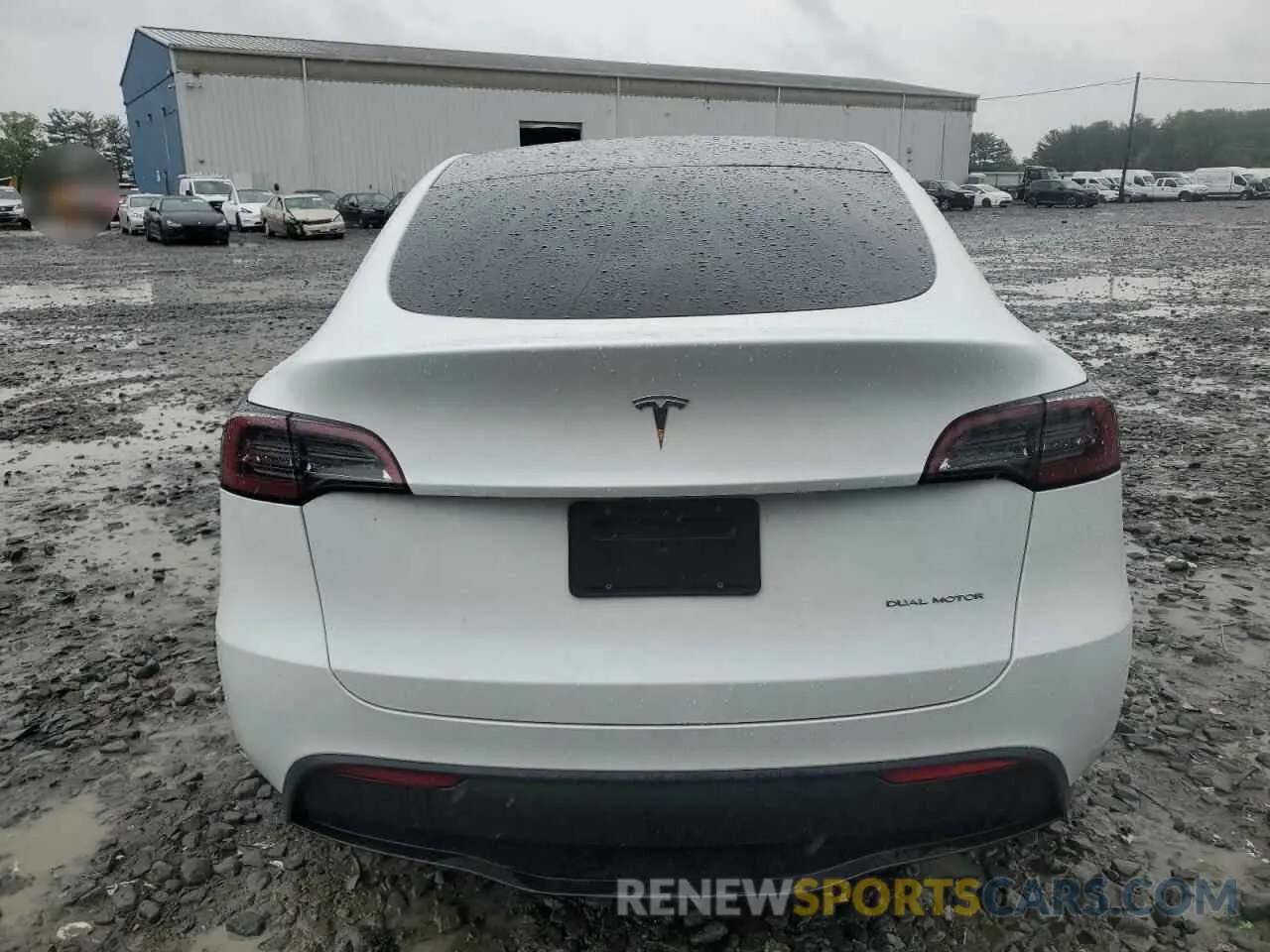 6 Photograph of a damaged car 7SAYGDEE3RA283311 TESLA MODEL Y 2024