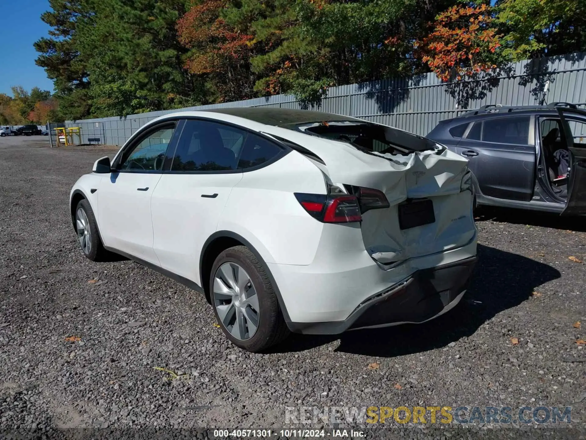3 Photograph of a damaged car 7SAYGDEE3RF007794 TESLA MODEL Y 2024