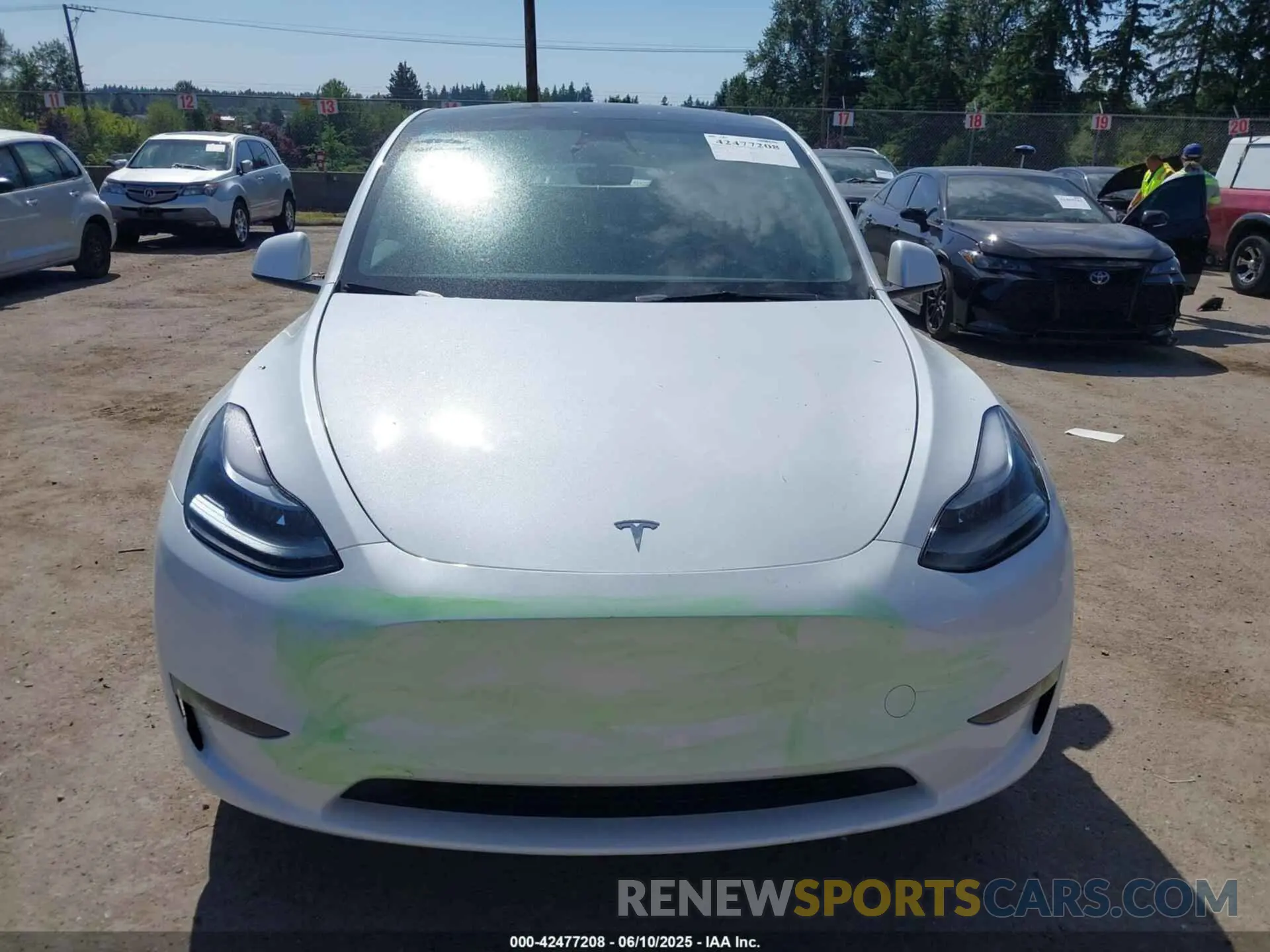 12 Photograph of a damaged car 7SAYGDEE3RF166962 TESLA MODEL Y 2024