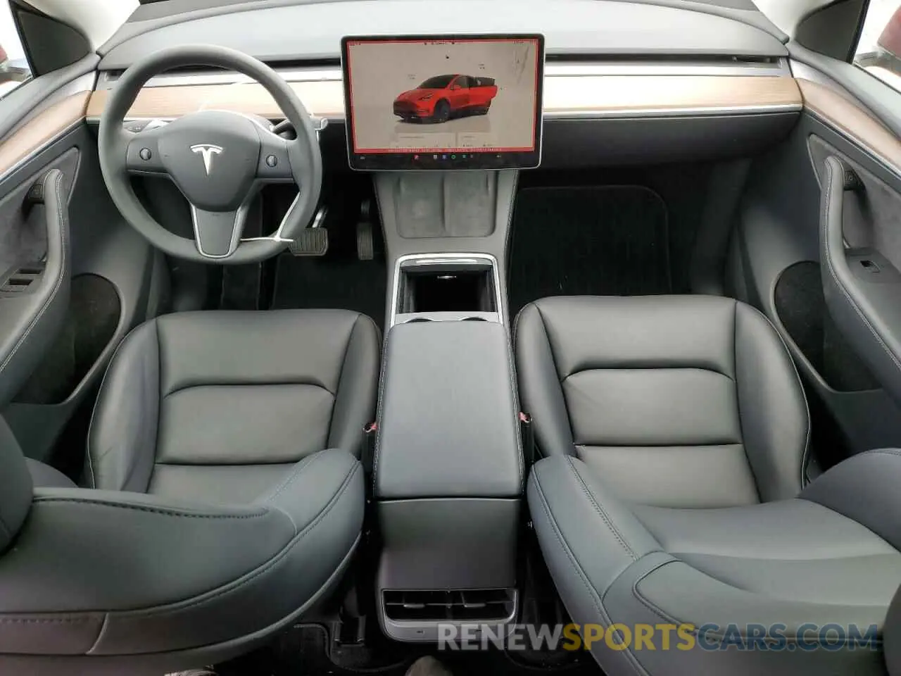 8 Photograph of a damaged car 7SAYGDEE3RF196043 TESLA MODEL Y 2024