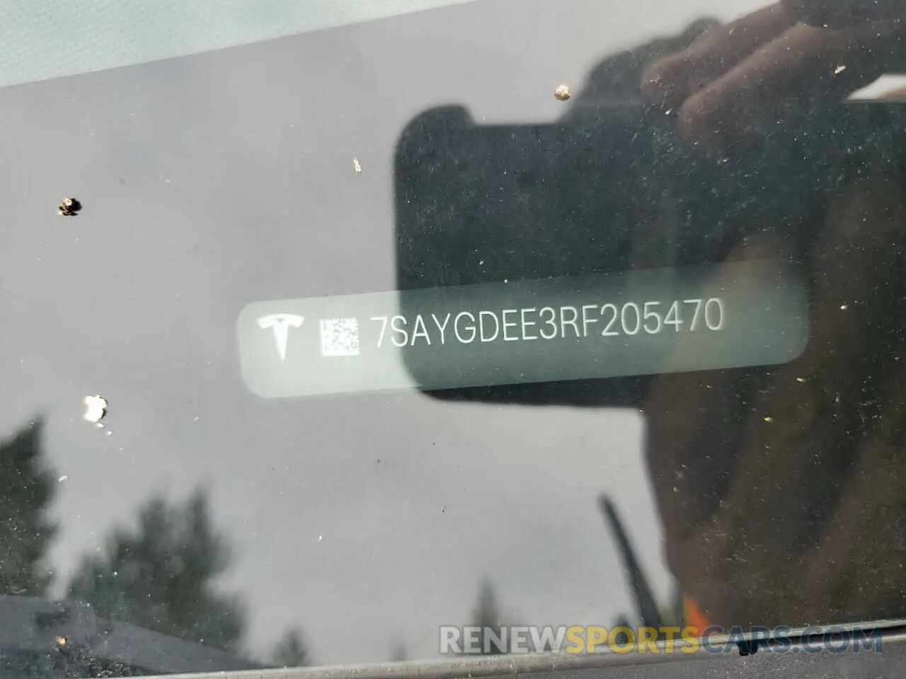 13 Photograph of a damaged car 7SAYGDEE3RF205470 TESLA MODEL Y 2024