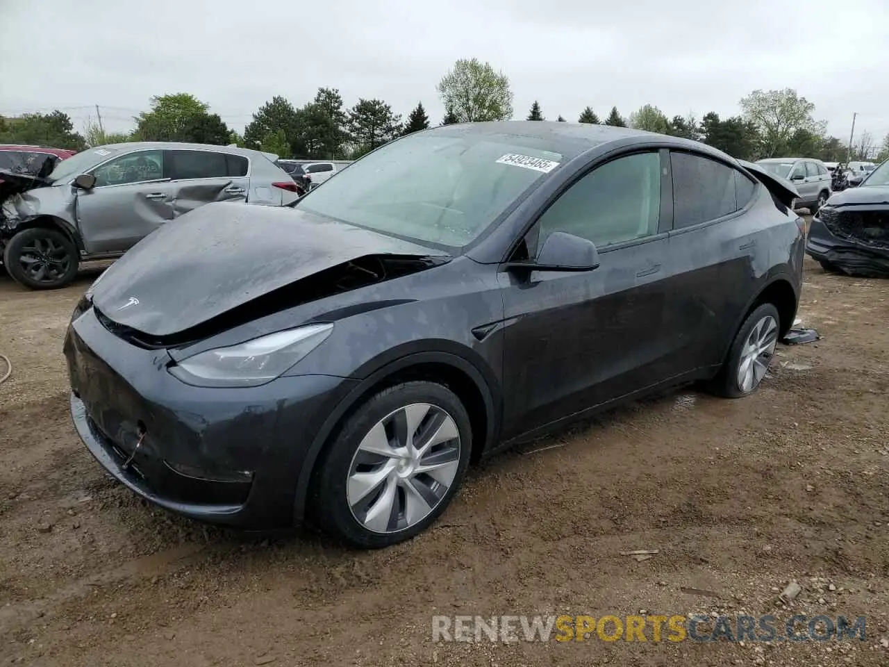 1 Photograph of a damaged car 7SAYGDEE3RF994655 TESLA MODEL Y 2024