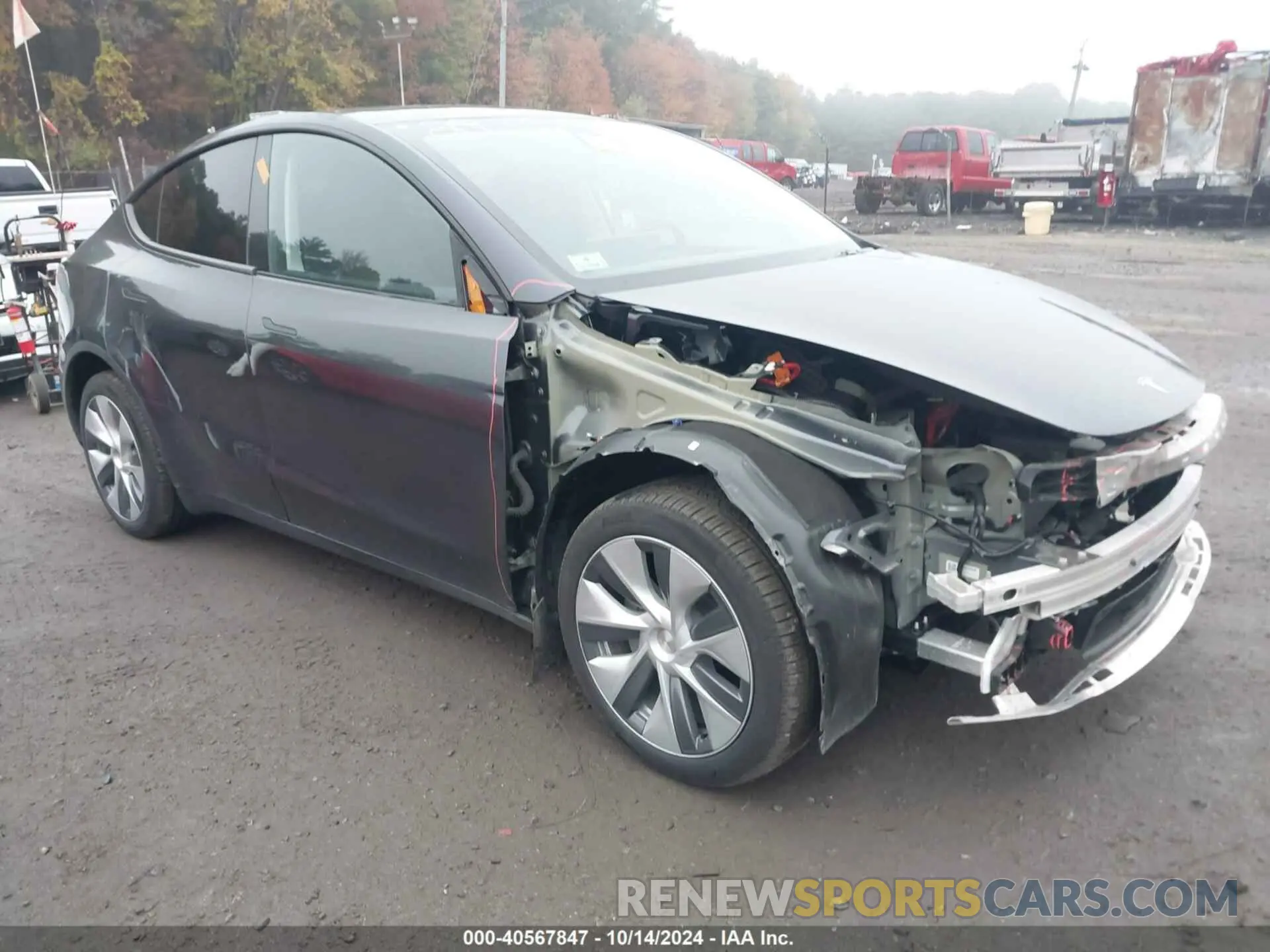 1 Photograph of a damaged car 7SAYGDEE4RA226437 TESLA MODEL Y 2024