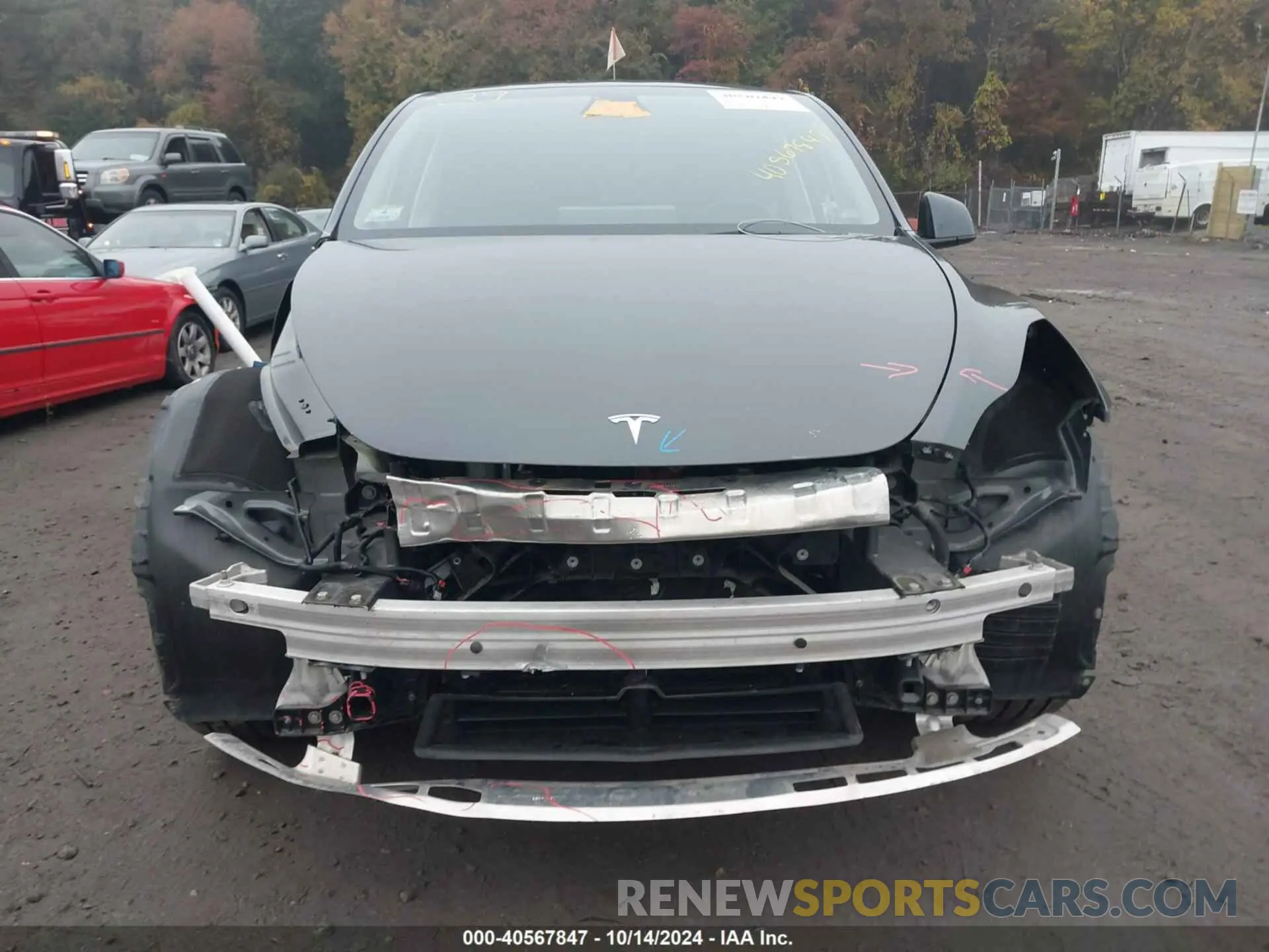 13 Photograph of a damaged car 7SAYGDEE4RA226437 TESLA MODEL Y 2024