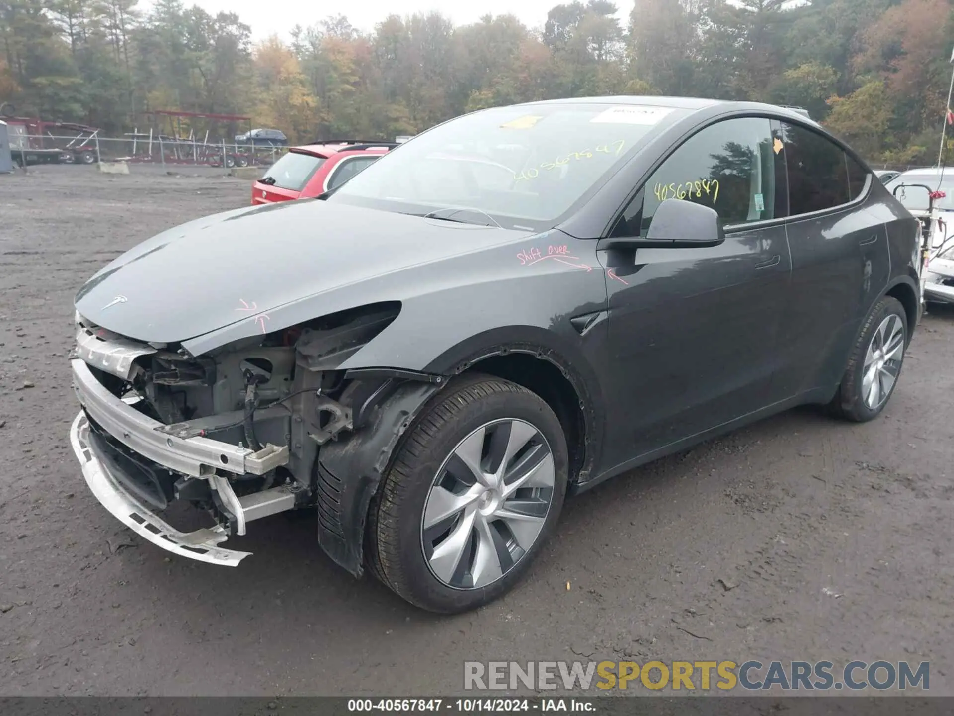 2 Photograph of a damaged car 7SAYGDEE4RA226437 TESLA MODEL Y 2024