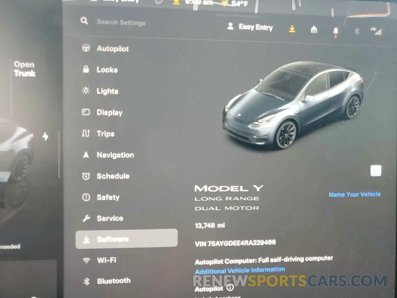 9 Photograph of a damaged car 7SAYGDEE4RA229466 TESLA MODEL Y 2024