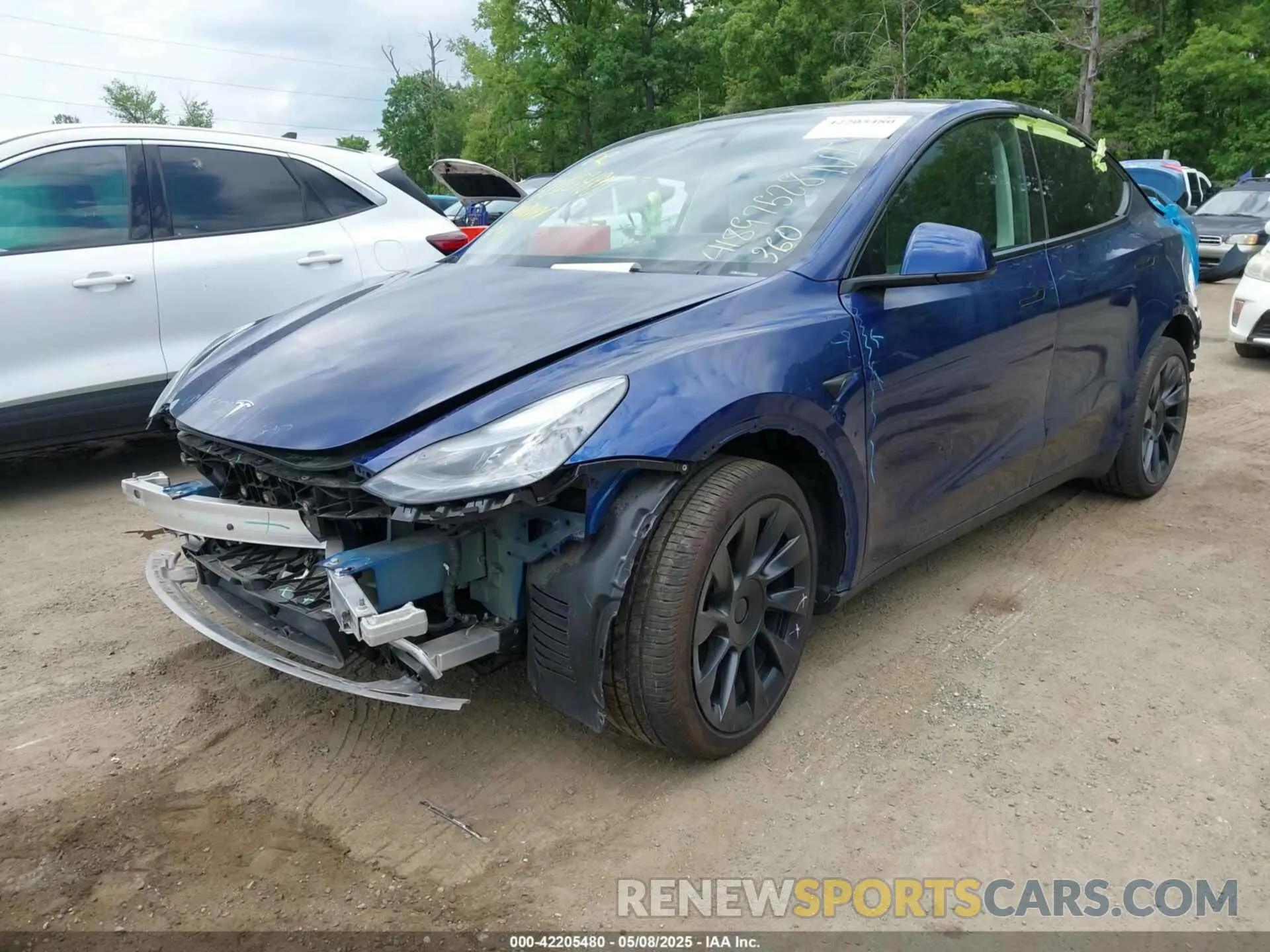 2 Photograph of a damaged car 7SAYGDEE4RA247532 TESLA MODEL Y 2024